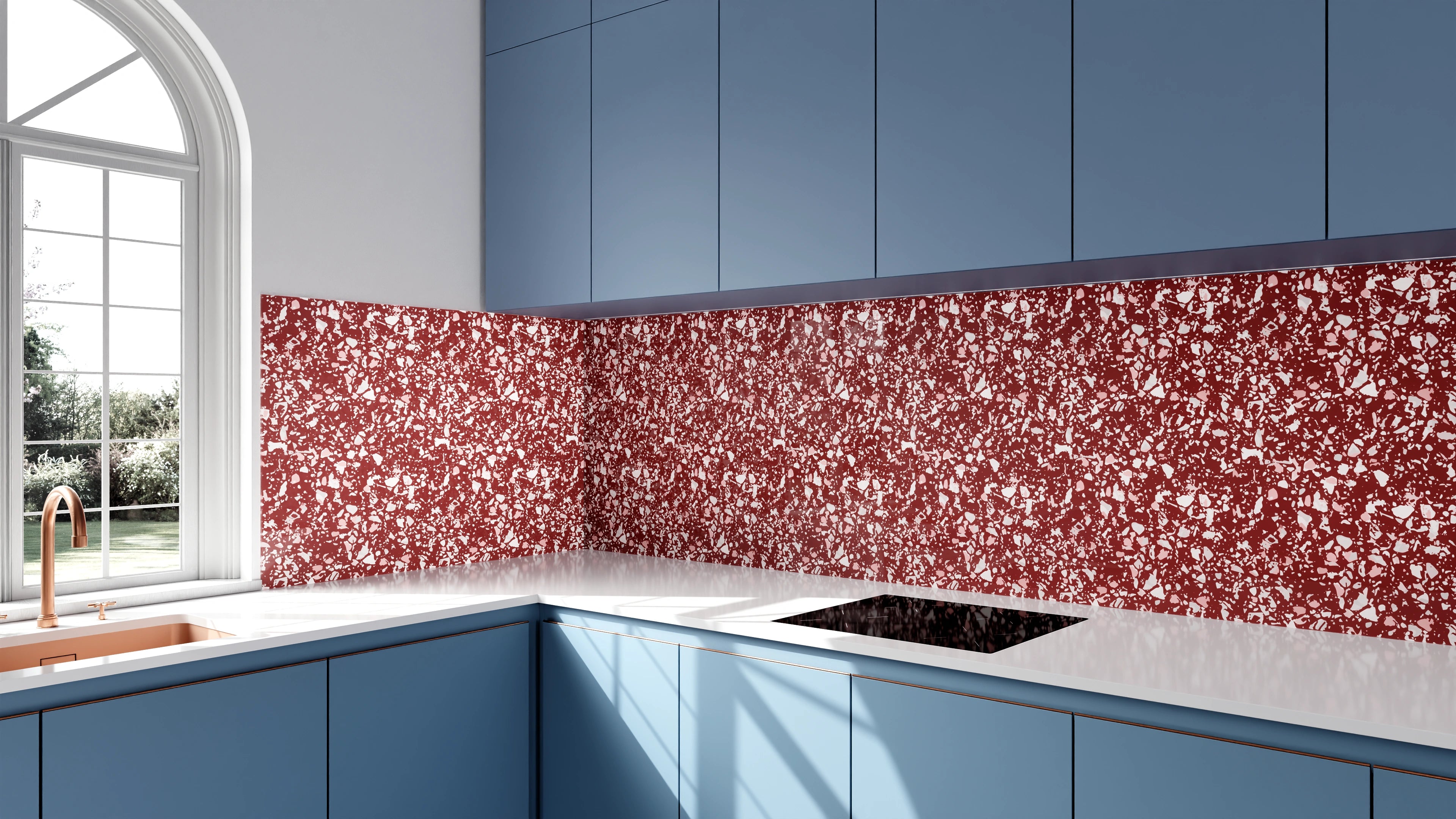 Küchenrückwand - Pietre - Terrazzo - Granata Slide 2