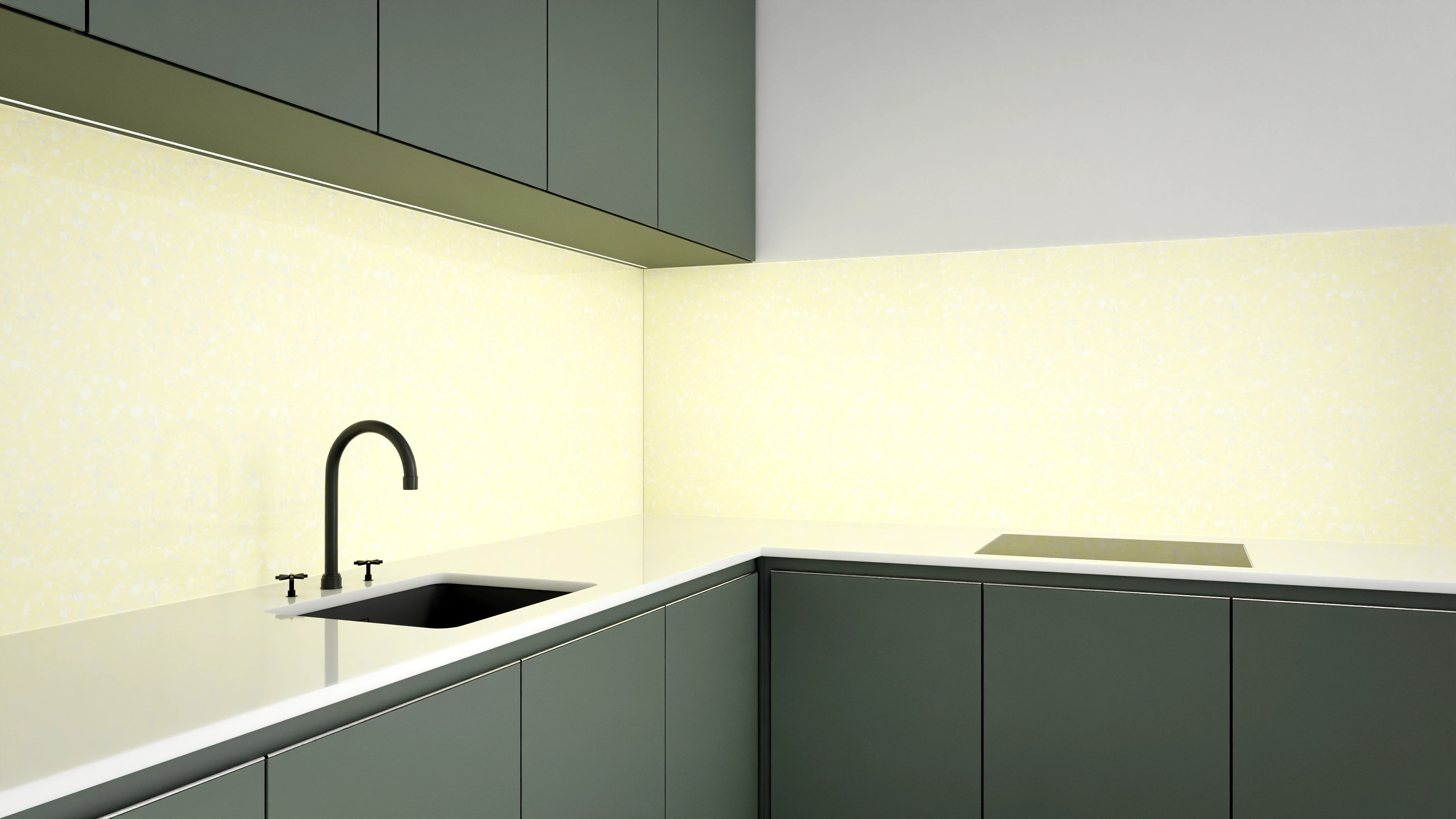 Küchenrückwand - Pietre - Terrazzo - Limone crema Slide 3