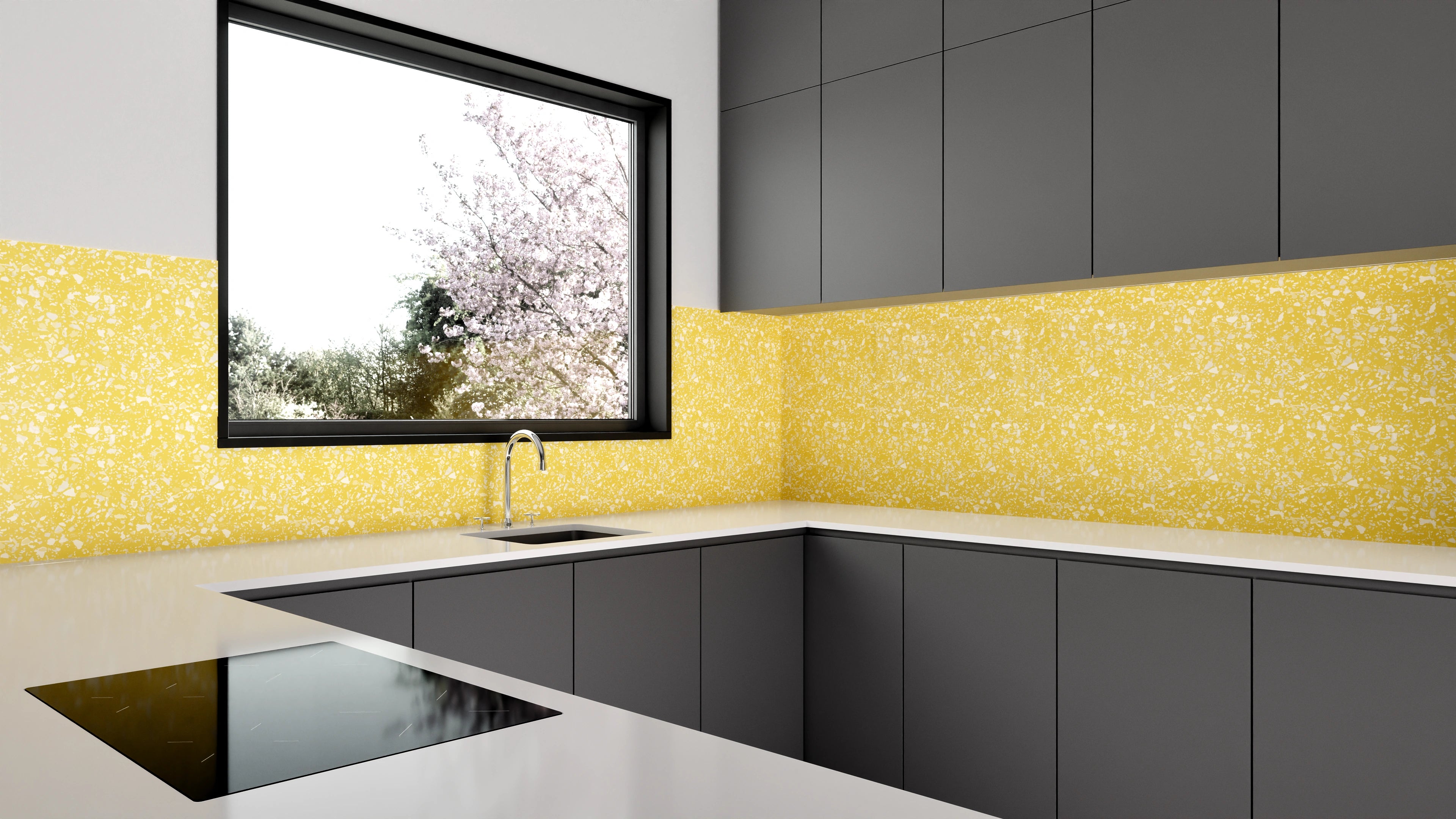 Küchenrückwand - Pietre - Terrazzo - Oro Slide 1