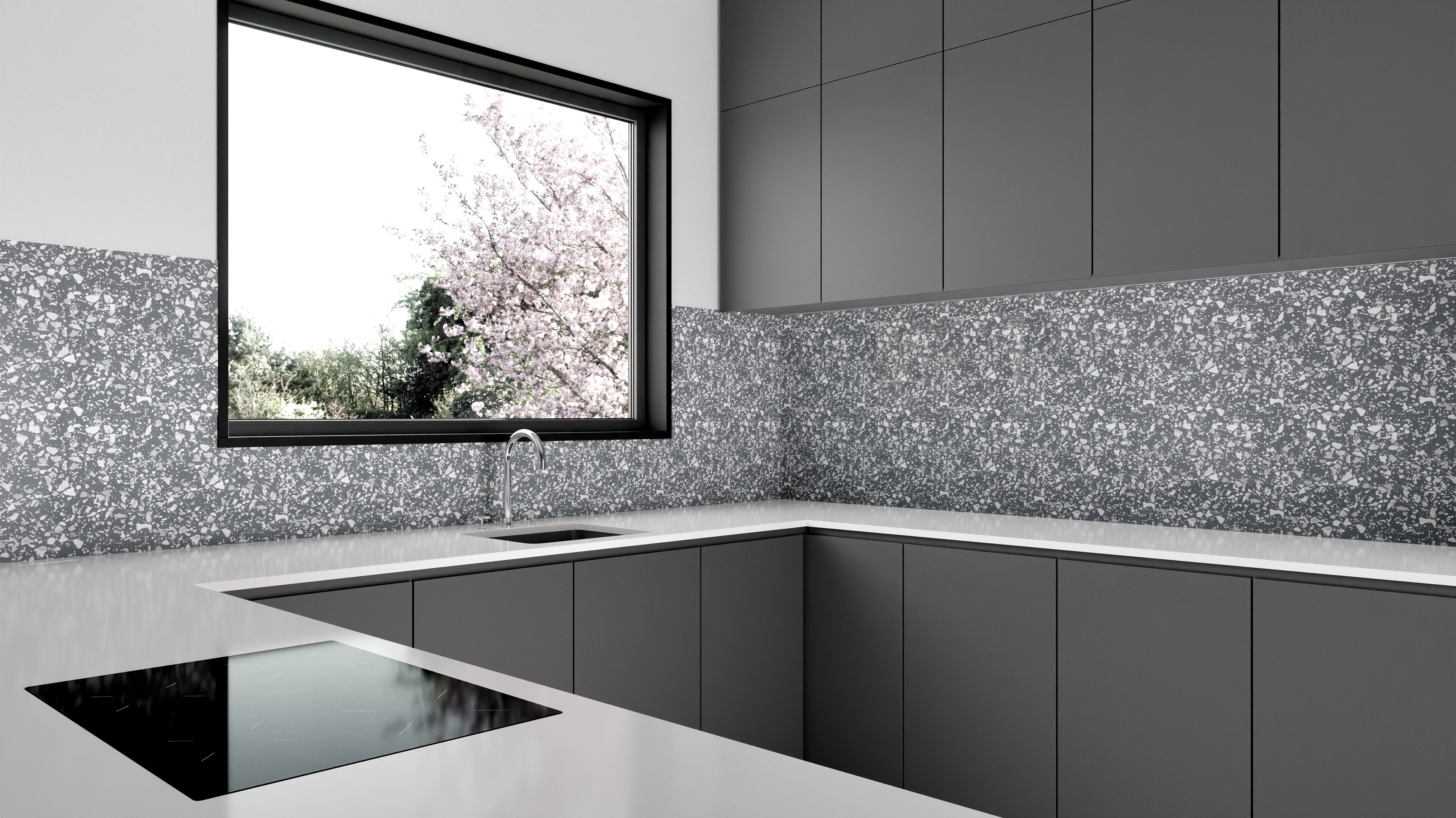 Küchenrückwand - Pietre - Terrazzo - Piombo Slide 1