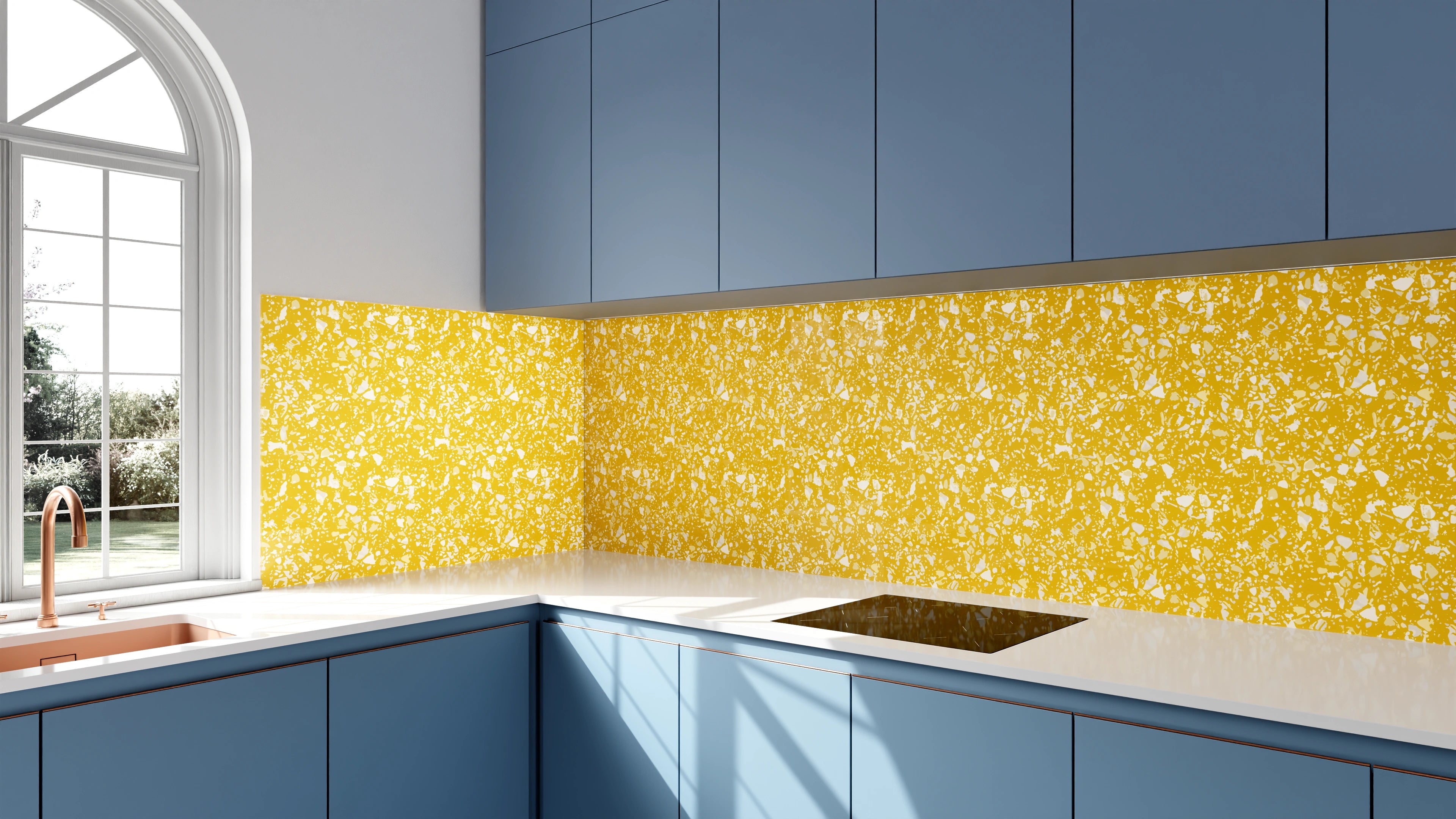 Küchenrückwand - Pietre - Terrazzo - Senape Slide 2