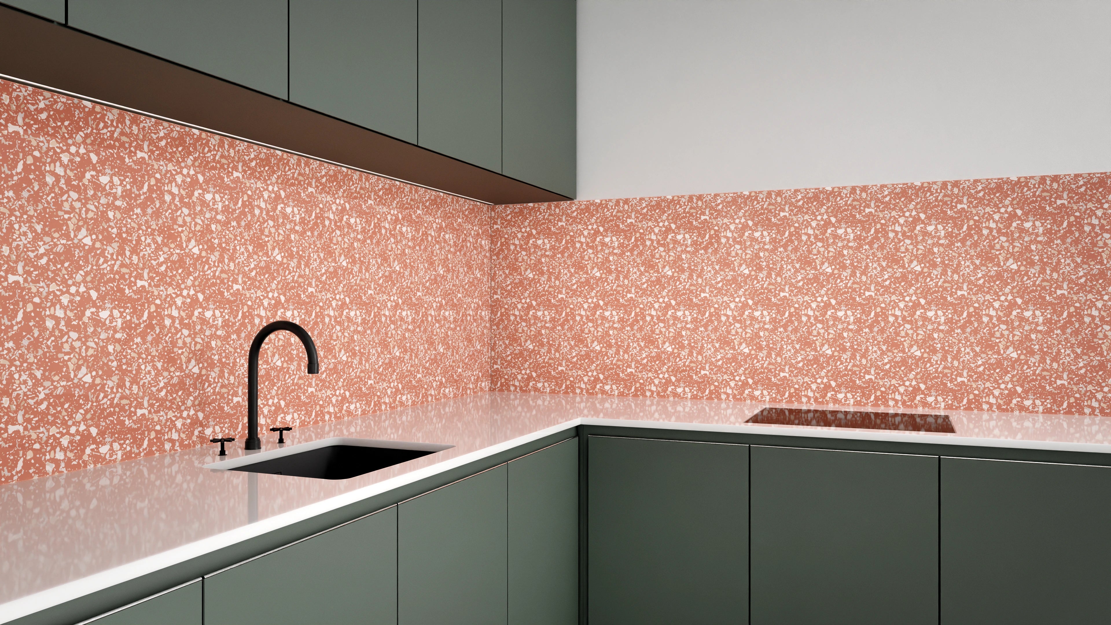 Küchenrückwand - Pietre - Terrazzo - Terracotta Slide 3