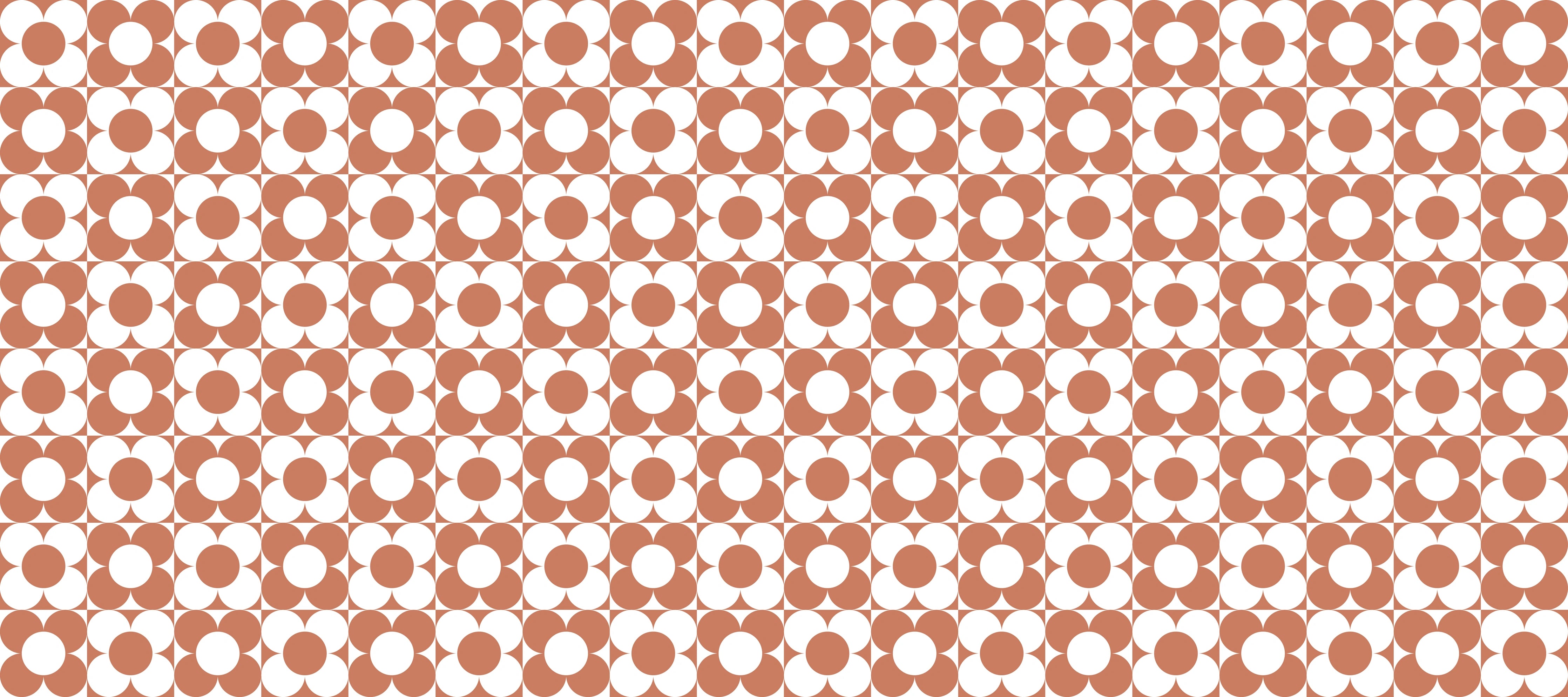 Küchenrückwand - Retro - Primavera - Terracotta