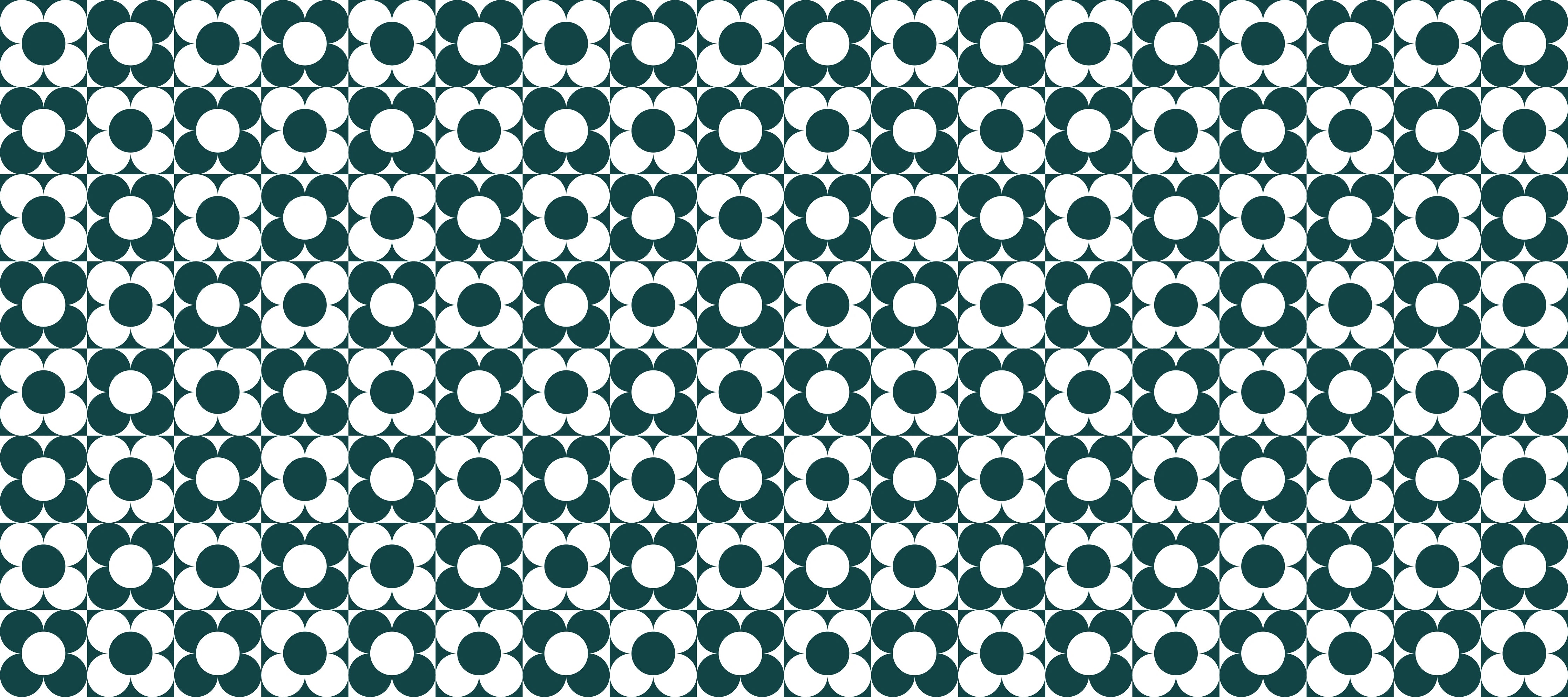 Küchenrückwand - Retro - Primavera - Verde petrolio