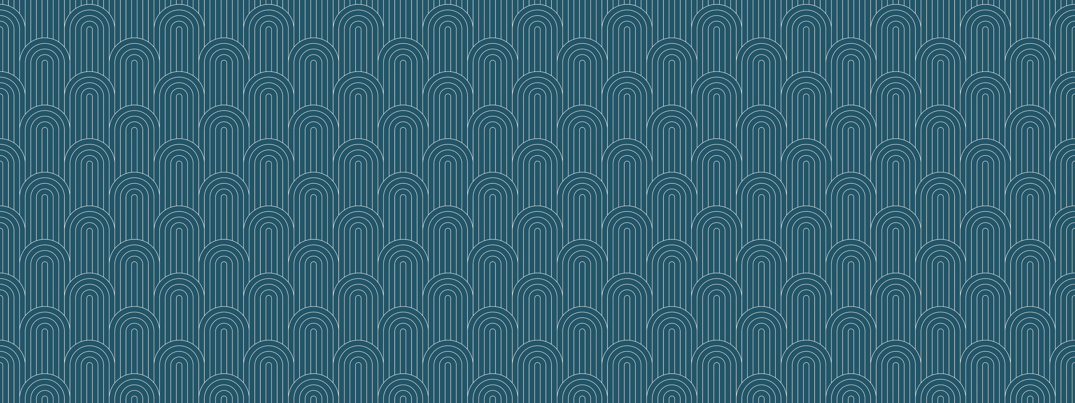 Küchenrückwand - Simmetria - Arcate - Blu Petrolio