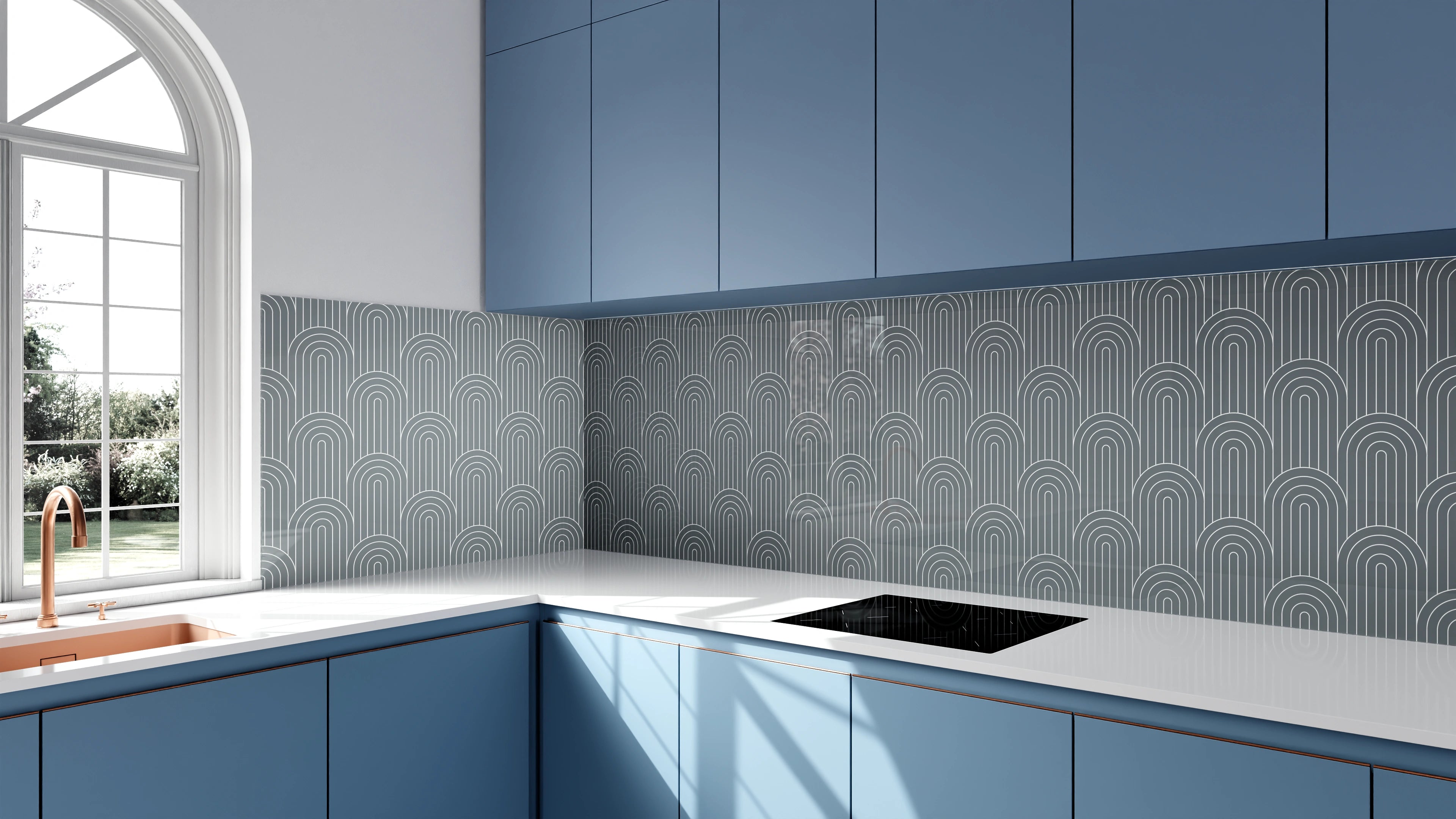 Küchenrückwand - Simmetria - Arcate - Piombo Slide 2