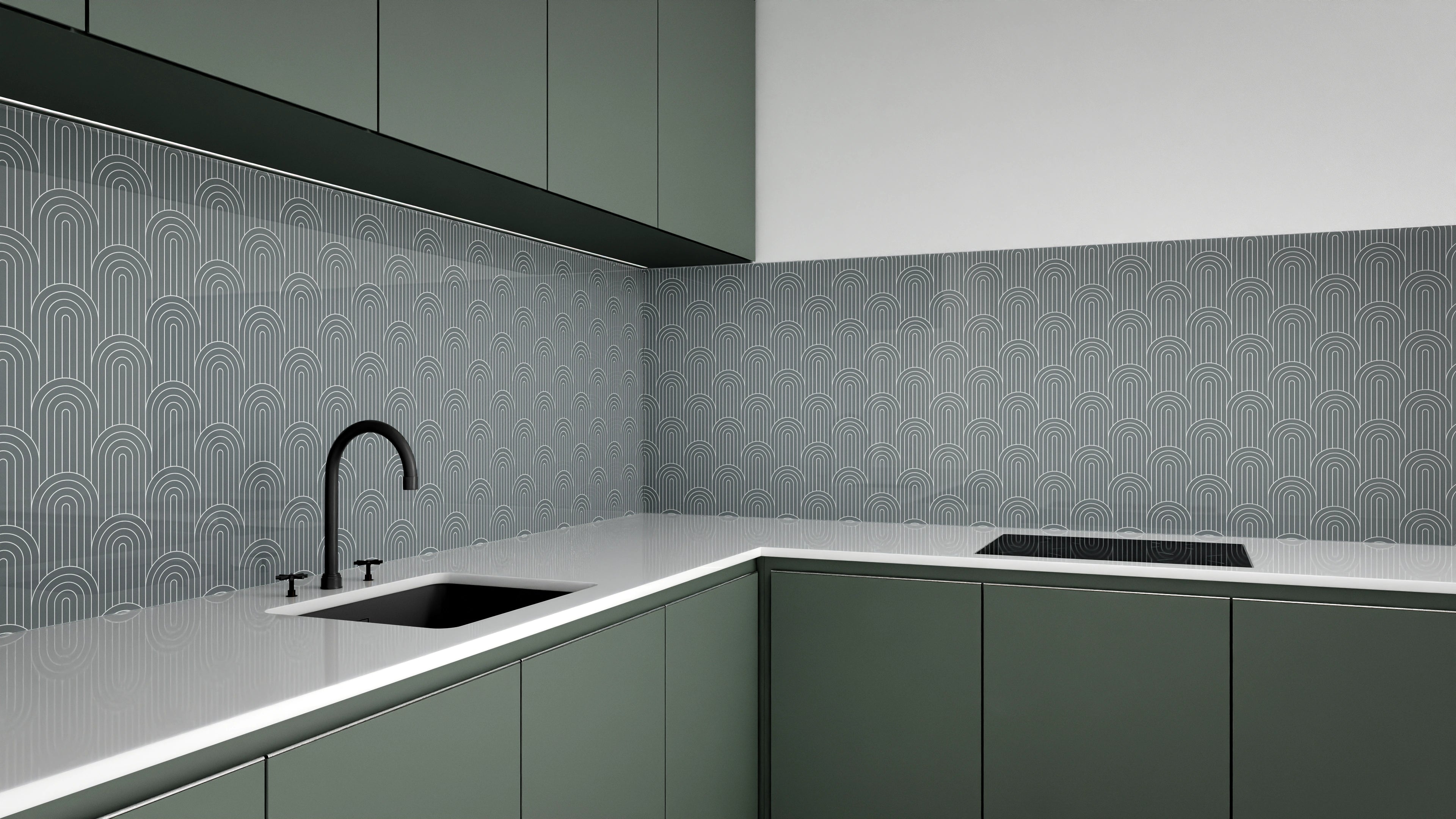 Küchenrückwand - Simmetria - Arcate - Piombo Slide 3
