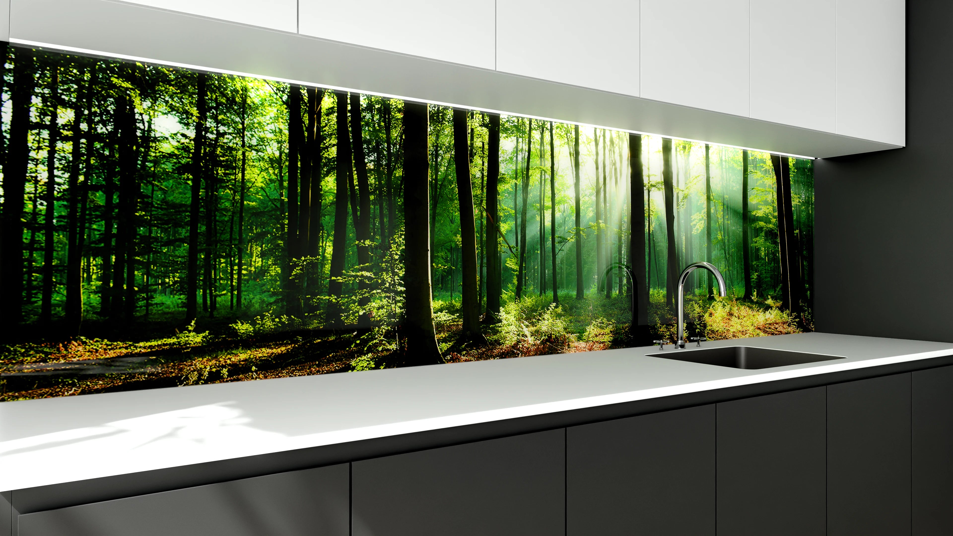 Küchenrückwand - Woodland