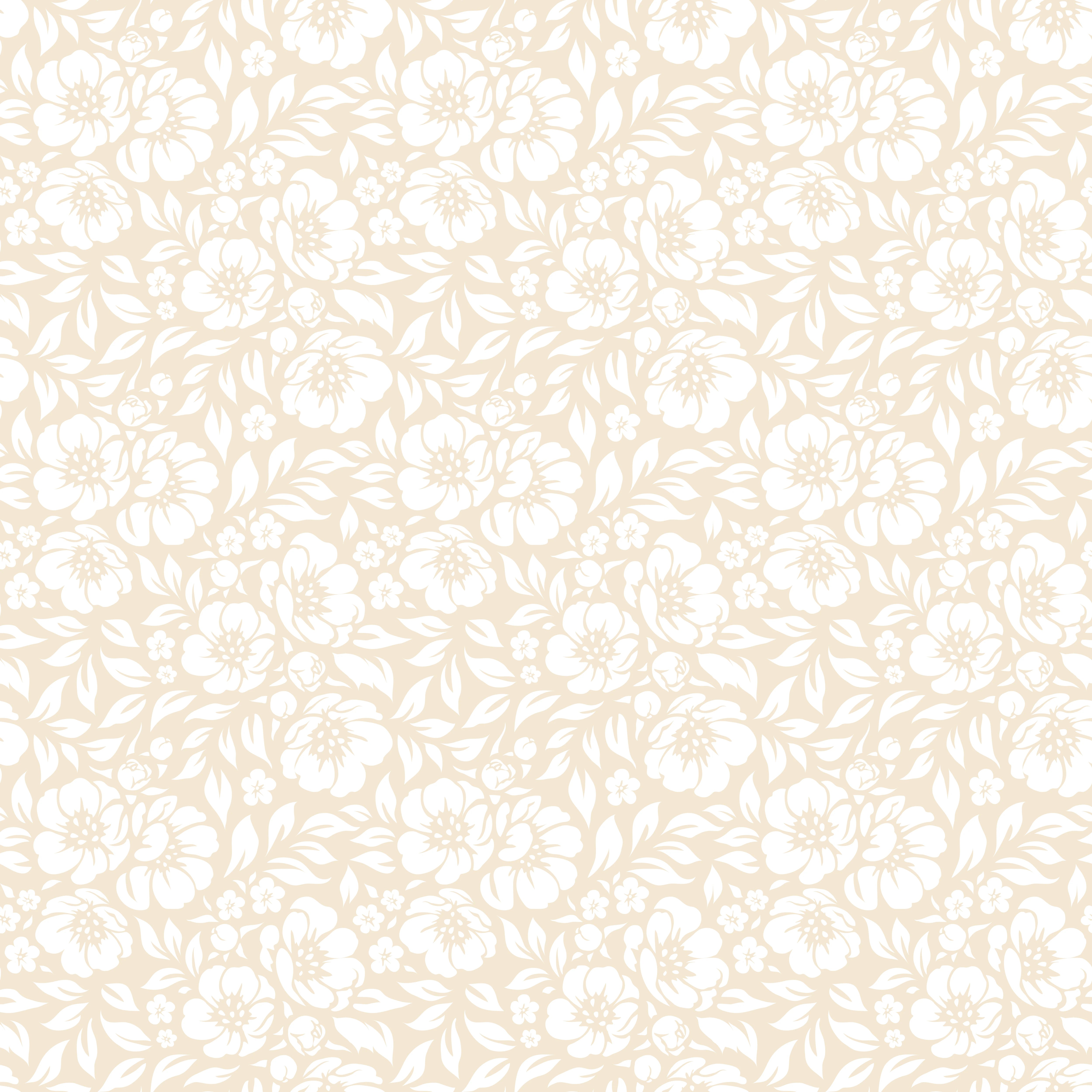 Duschrückwand - Natura - Floreale - Crema