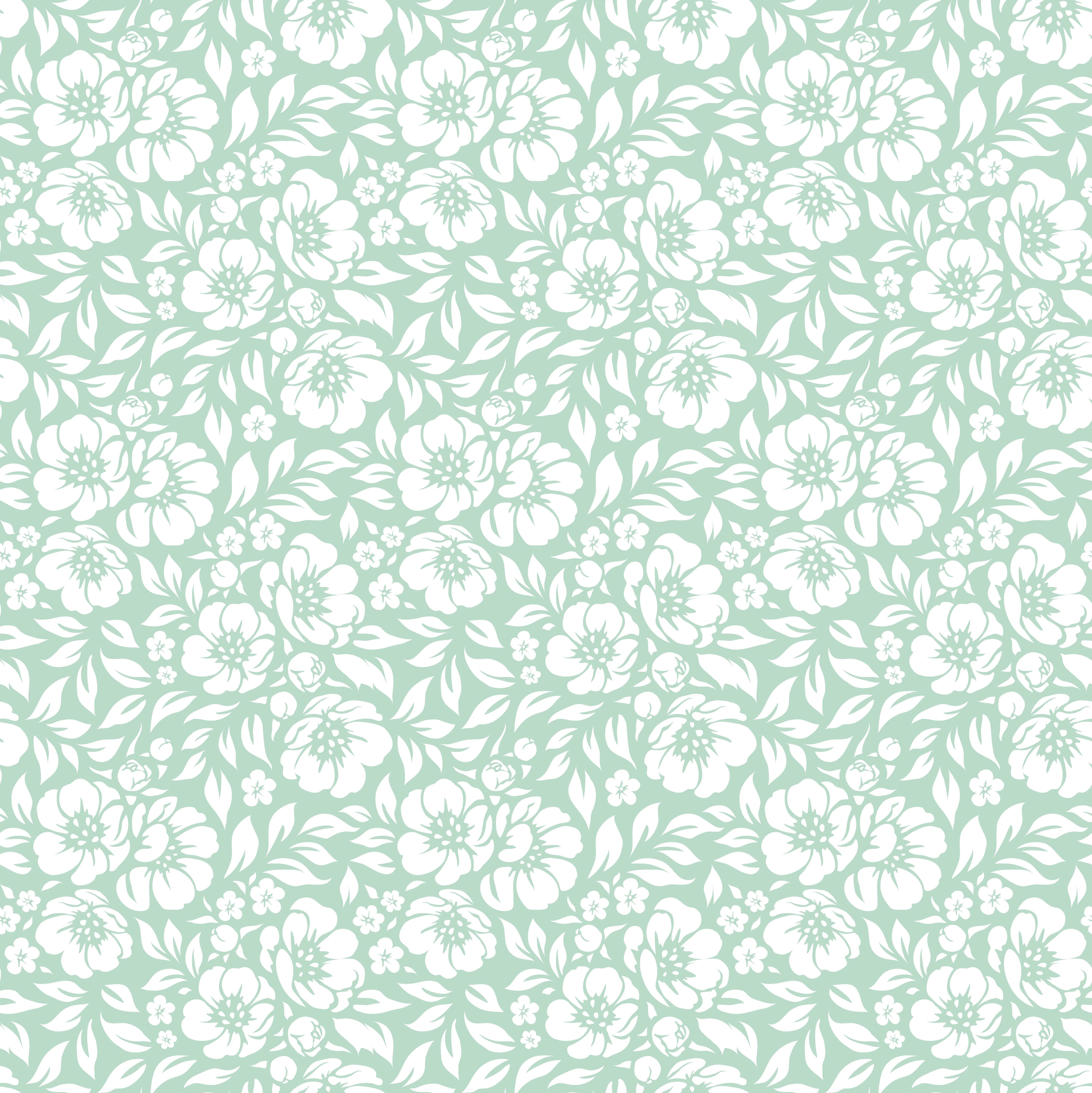 Duschrückwand - Natura - Floreale - Menta
