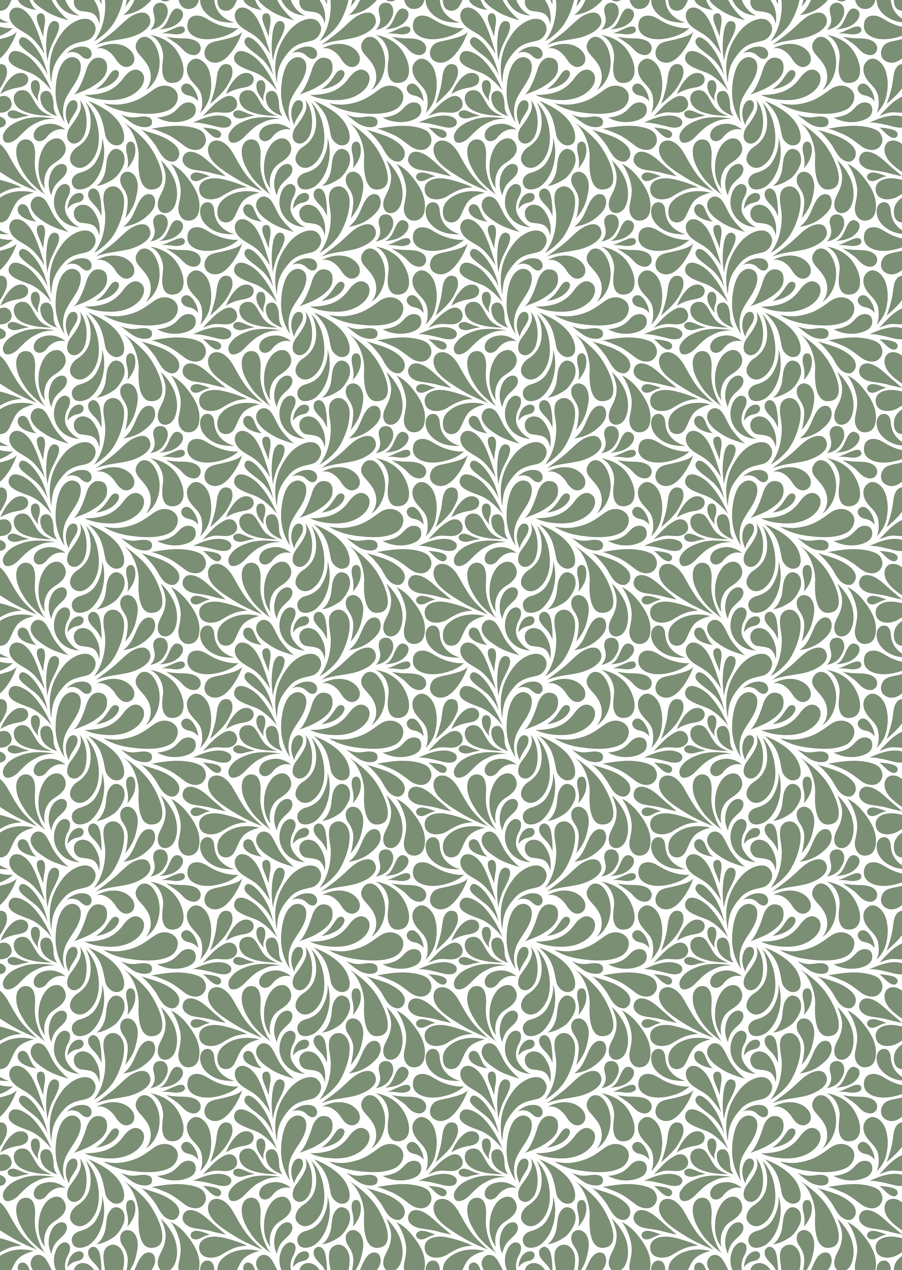 Duschrückwand - Natura - Petaloso - Oliva