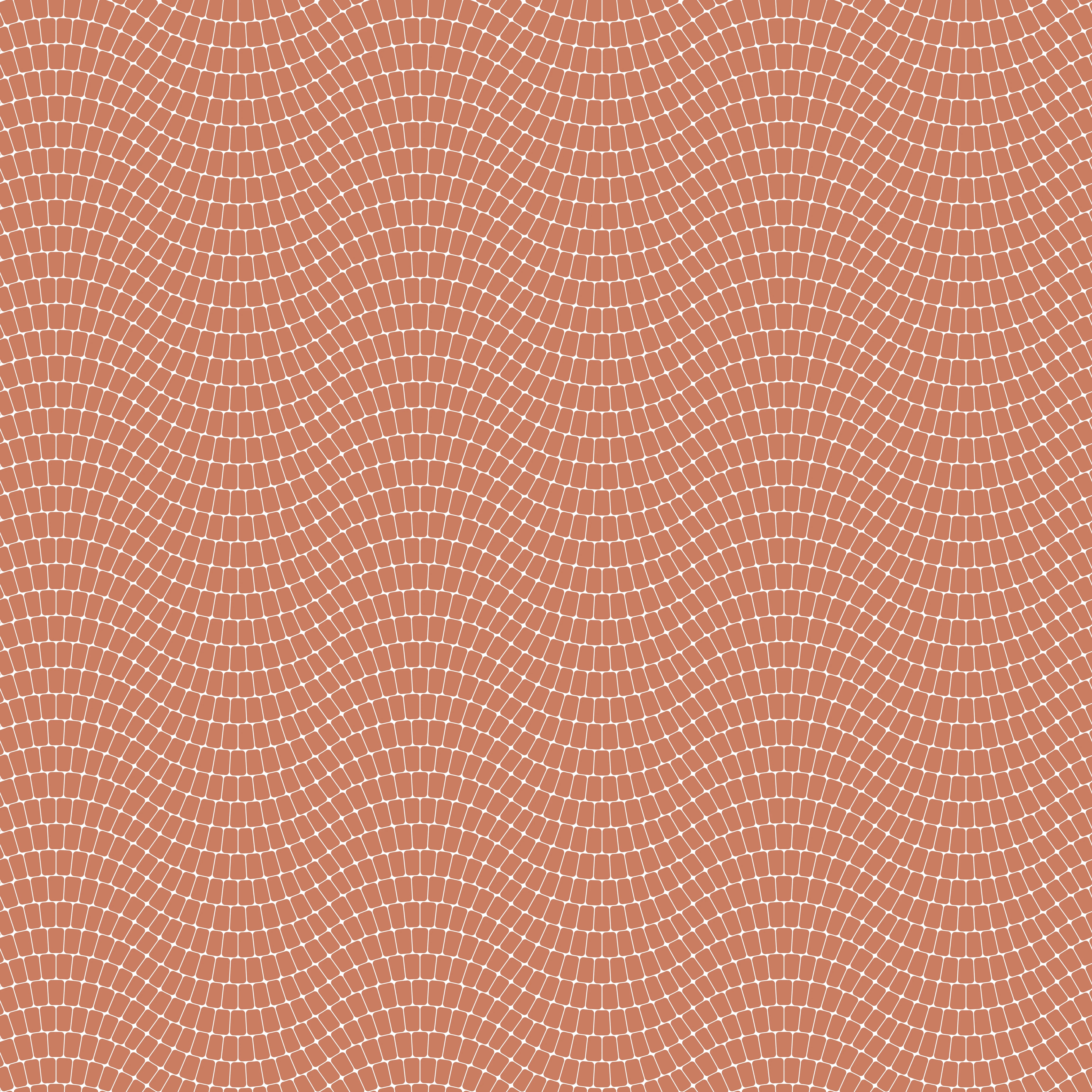 Duschrückwand - Onde - Sinuoso - Terracotta