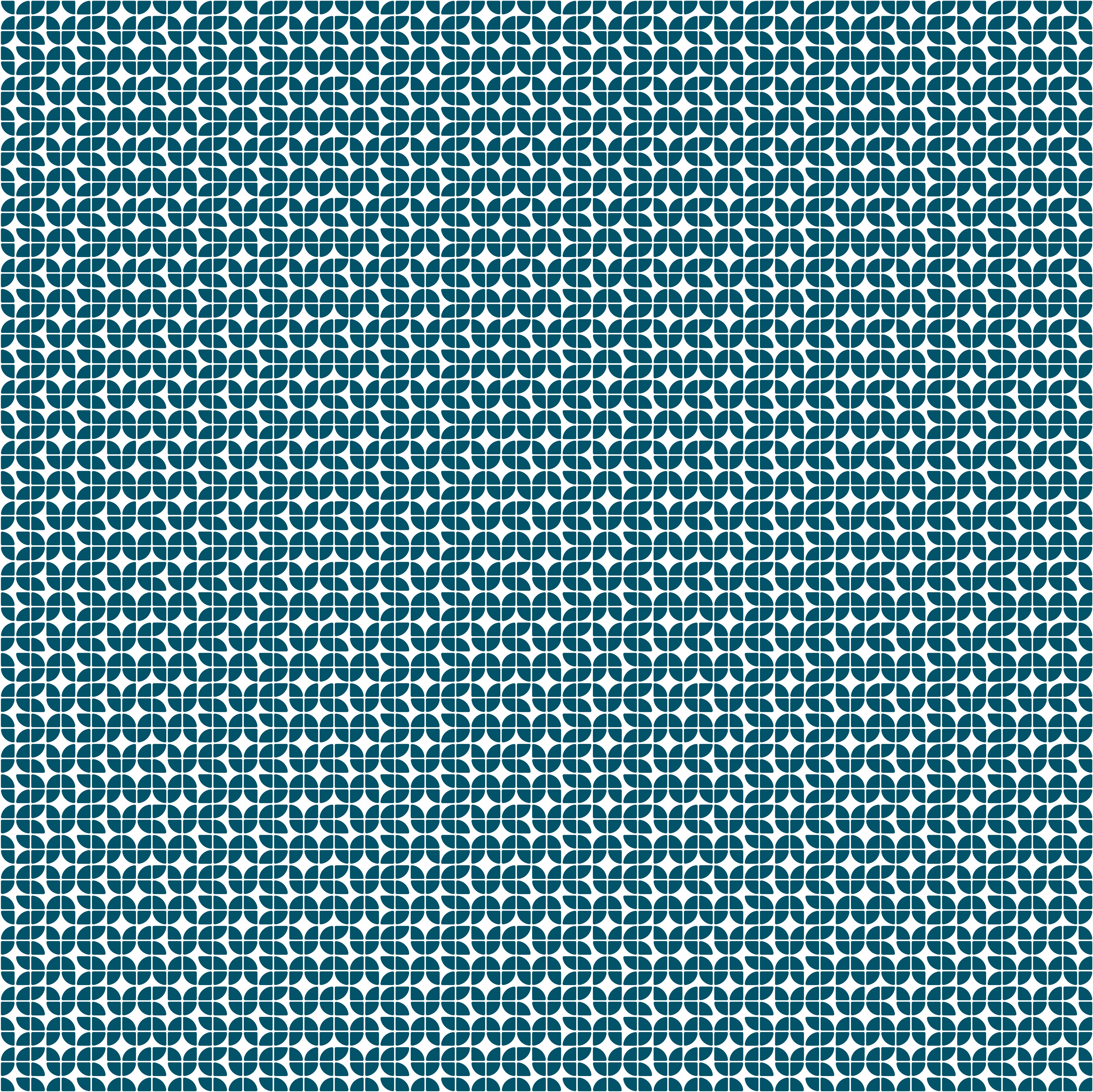 Duschrückwand - Retro - Grazia - Blu Petrolio