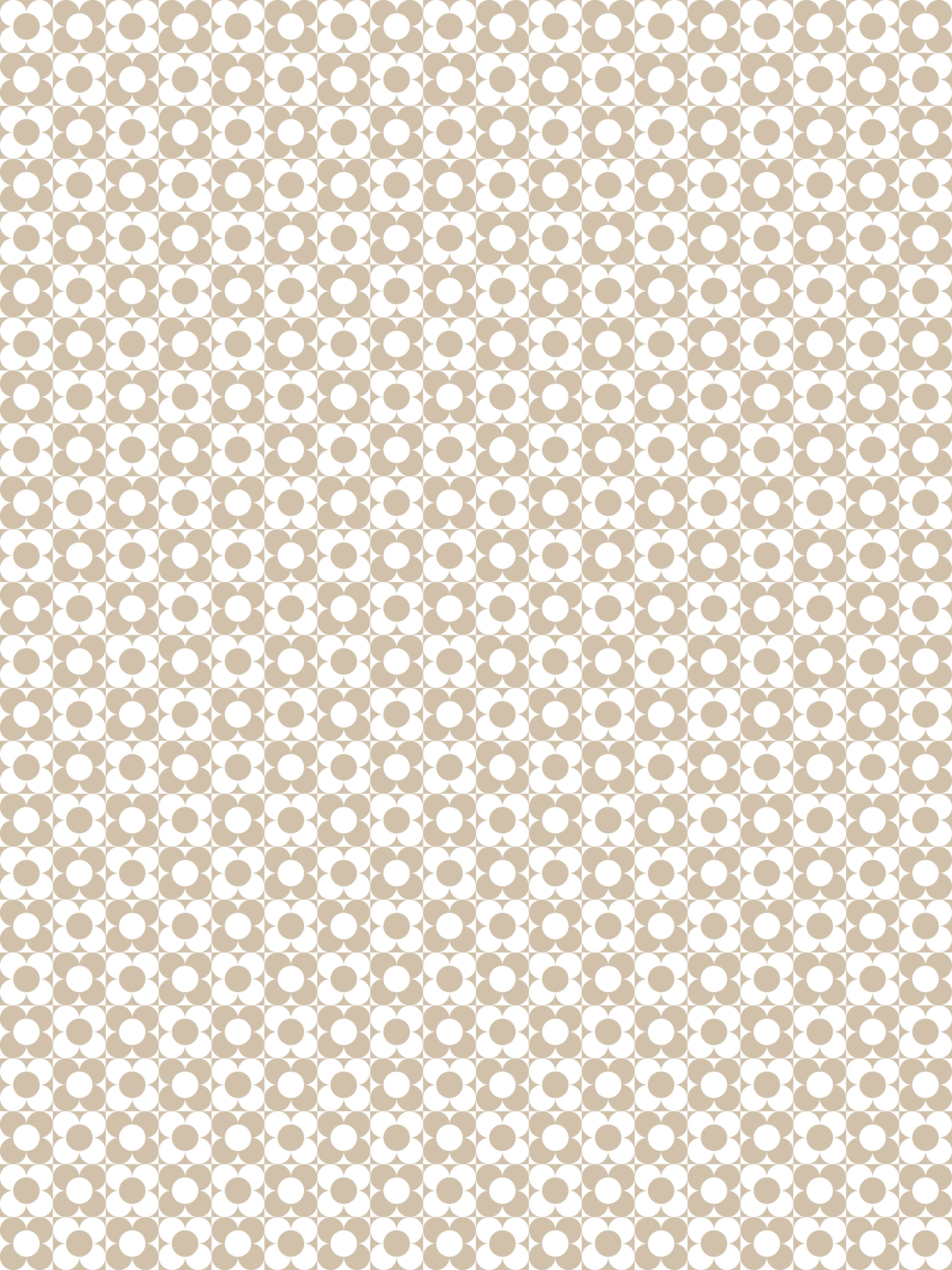 Duschrückwand - Retro - Primavera - Cappuccino