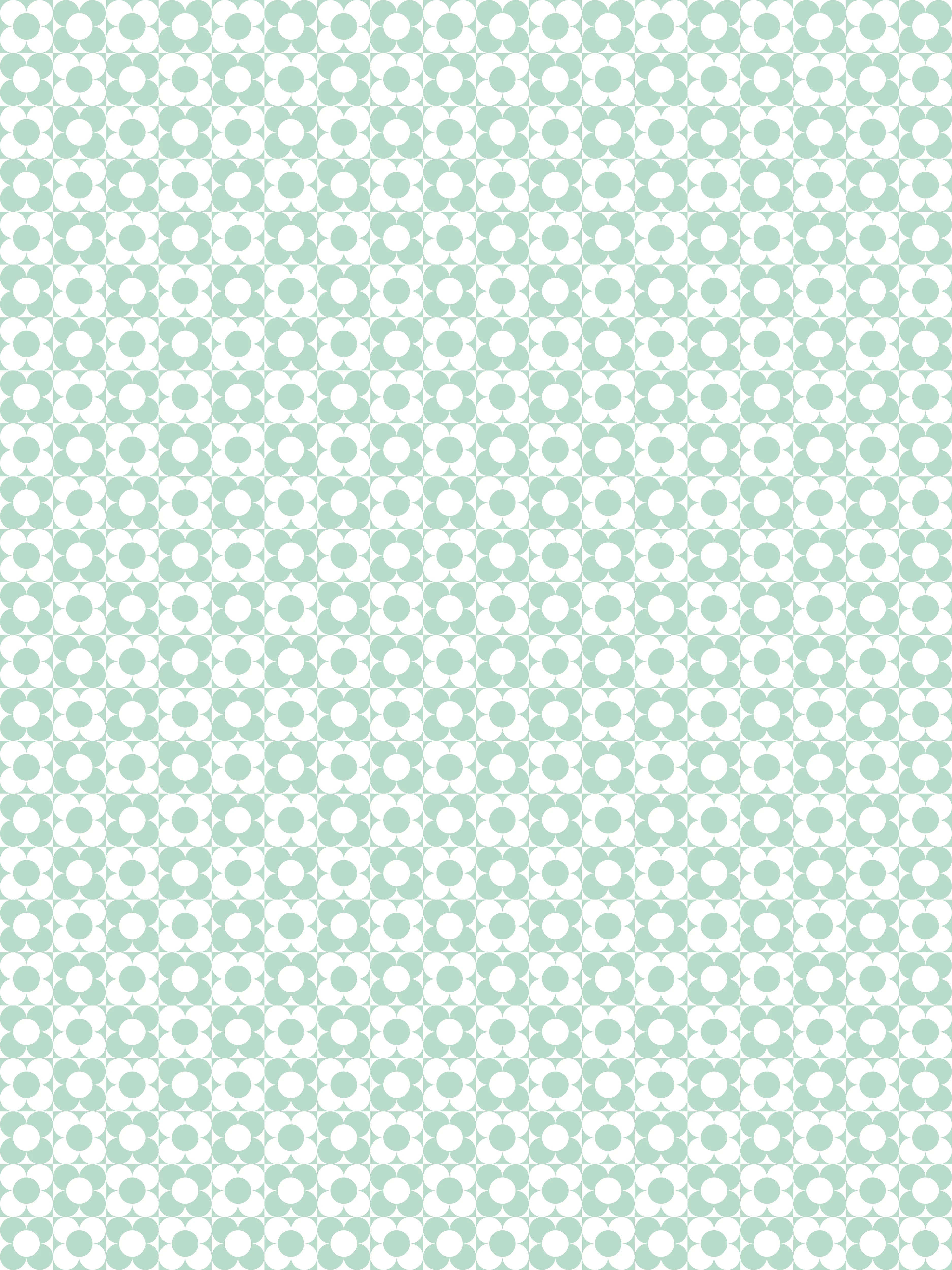 Duschrückwand - Retro - Primavera - Menta