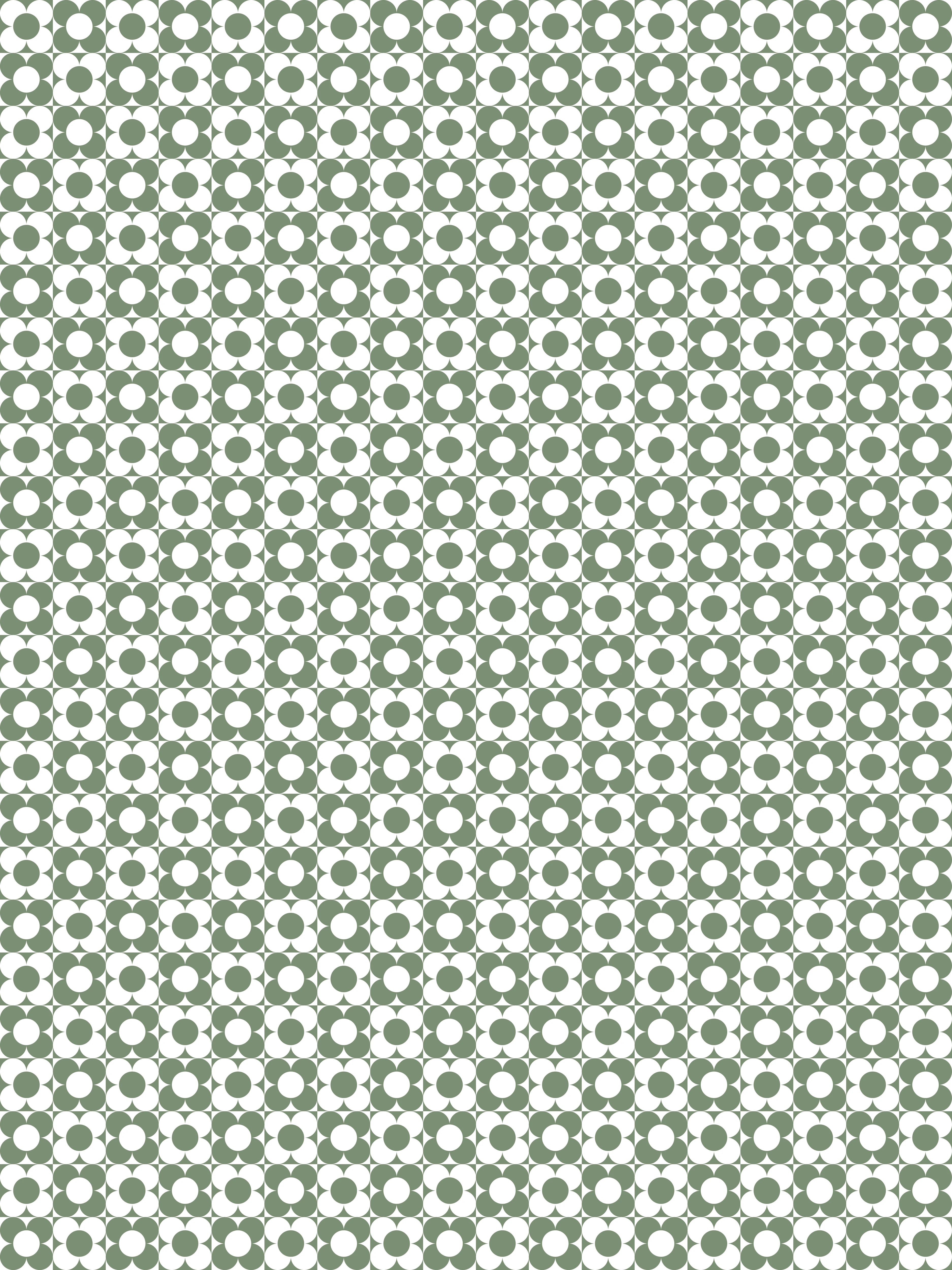 Duschrückwand - Retro - Primavera - Oliva
