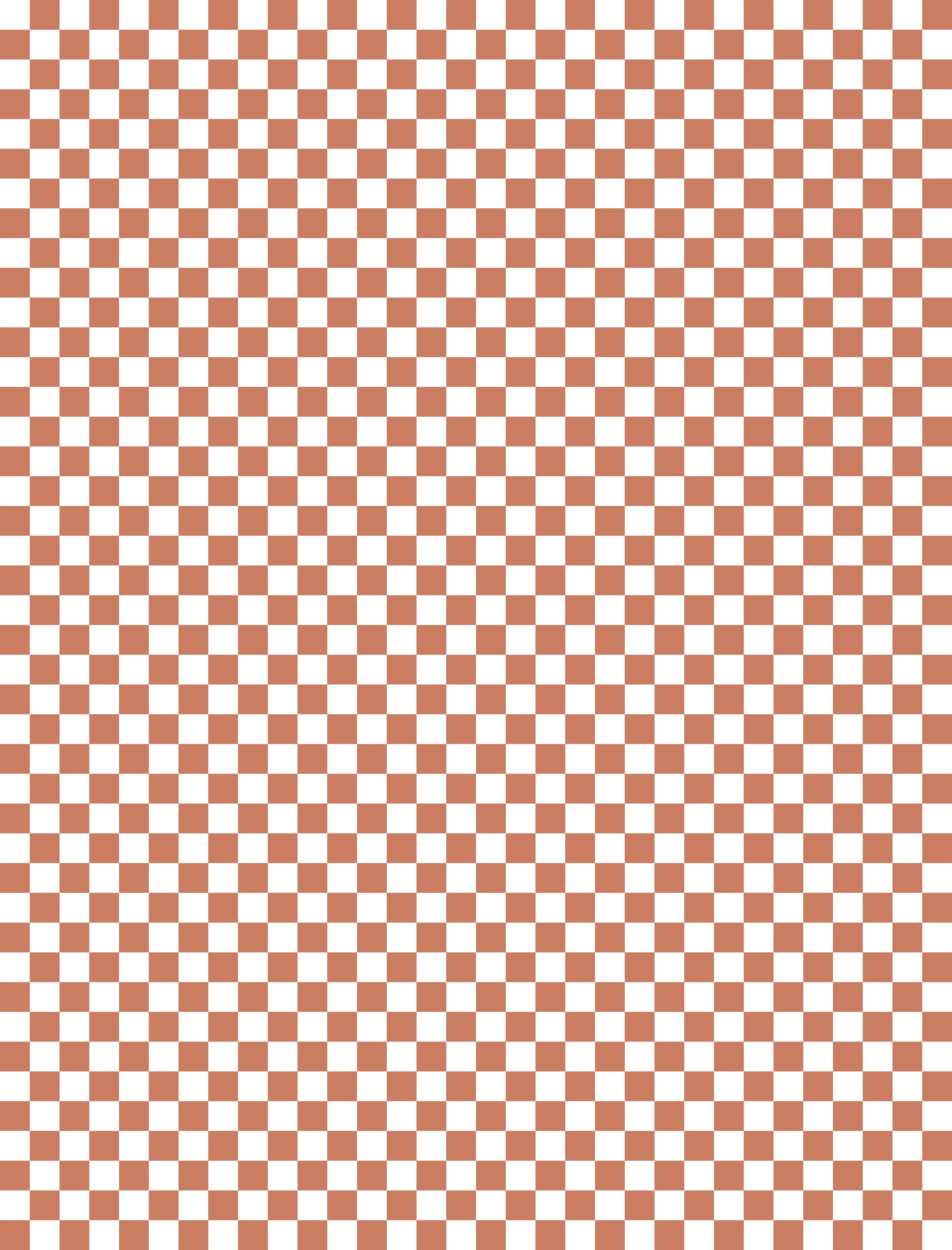 Duschrückwand - Retro - Scacco - Terracotta - Scacco