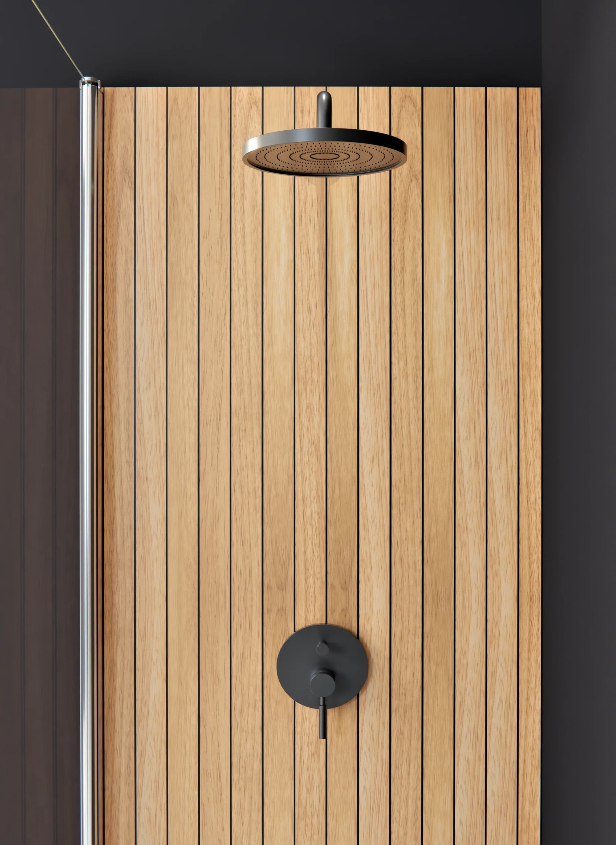 Duschrückwand - Standardmaß - Linea-Legno