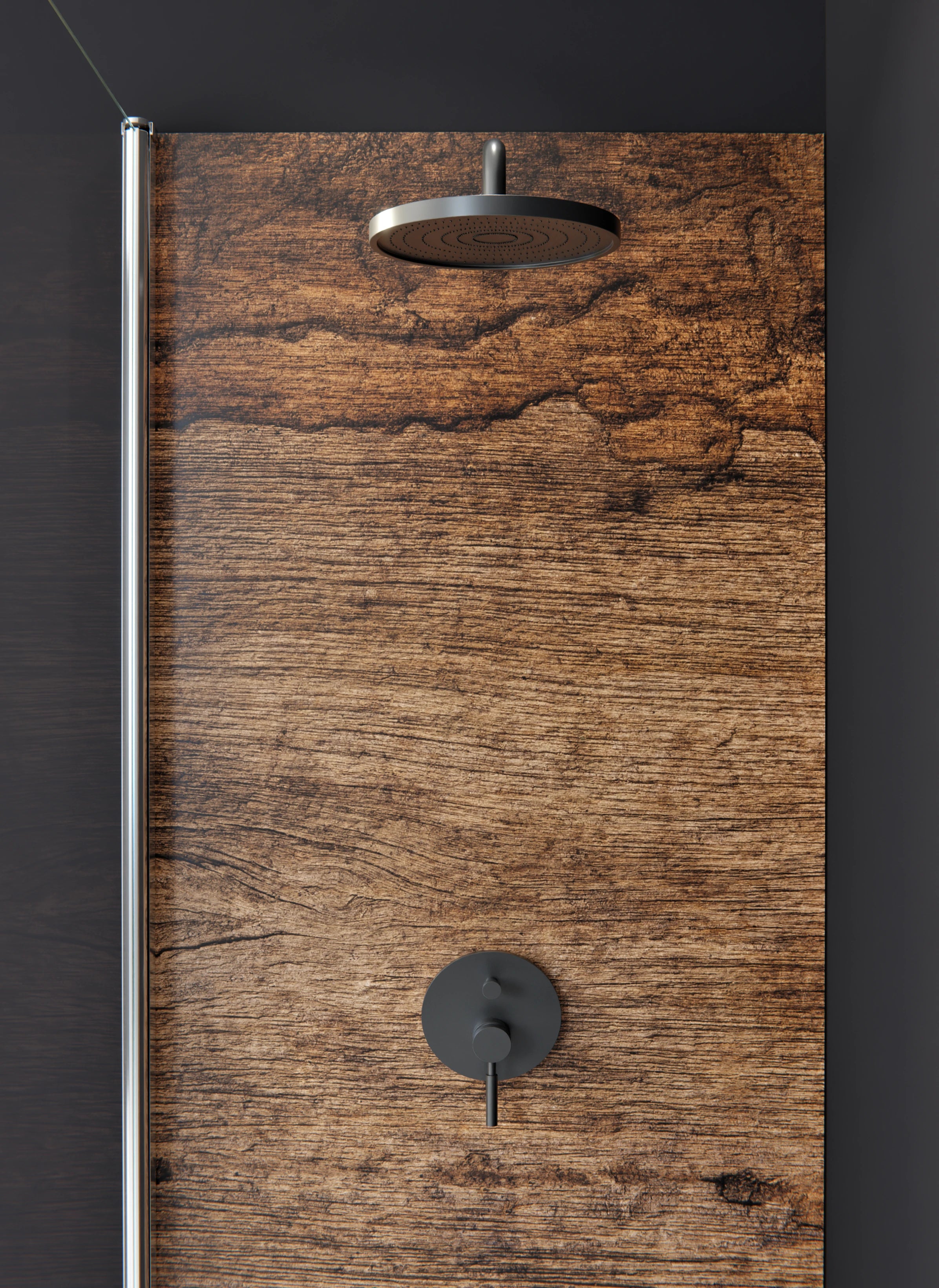 Duschrückwand - Madera-Naturale