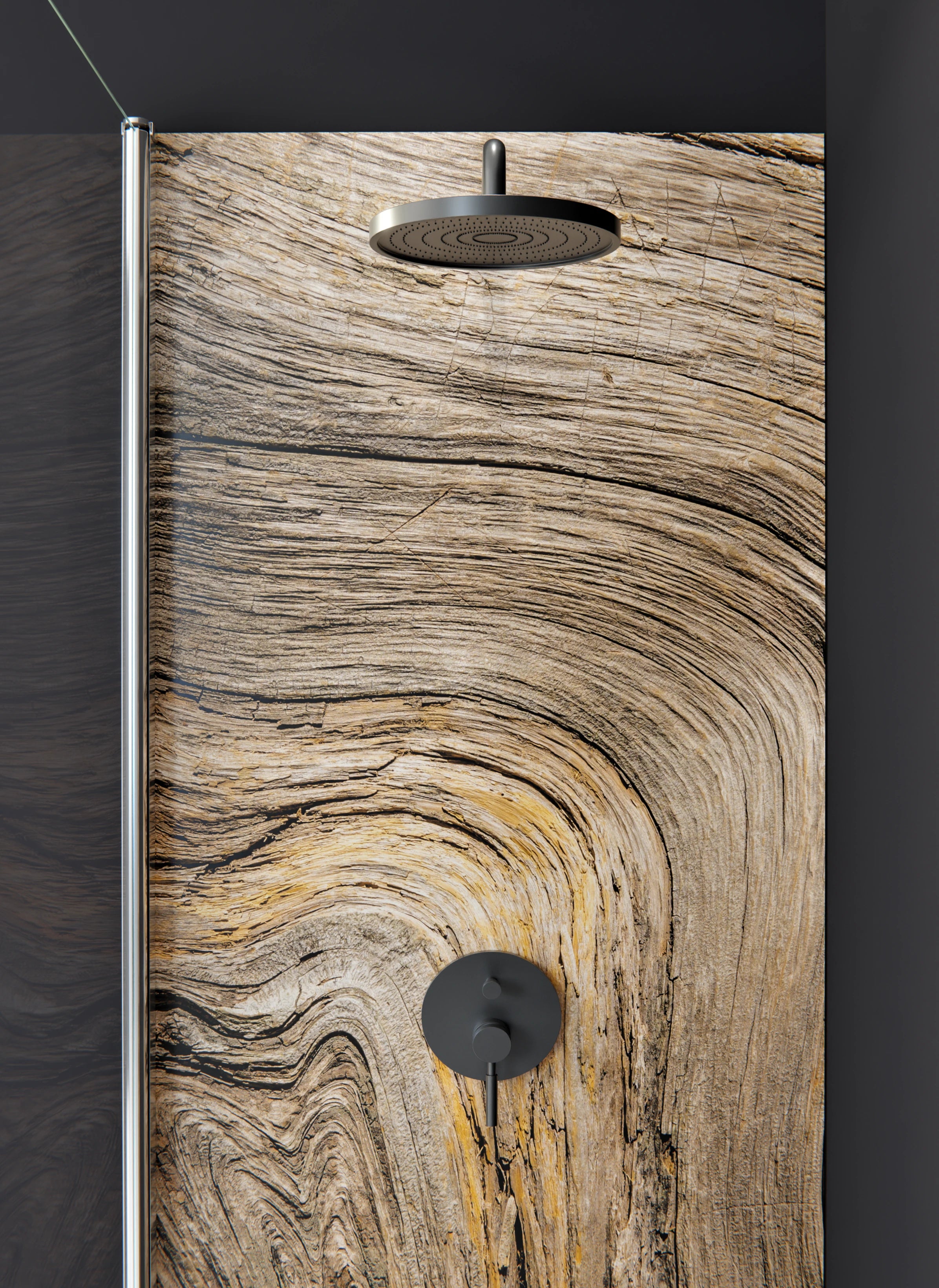 Duschrückwand - Madera-Selvstico