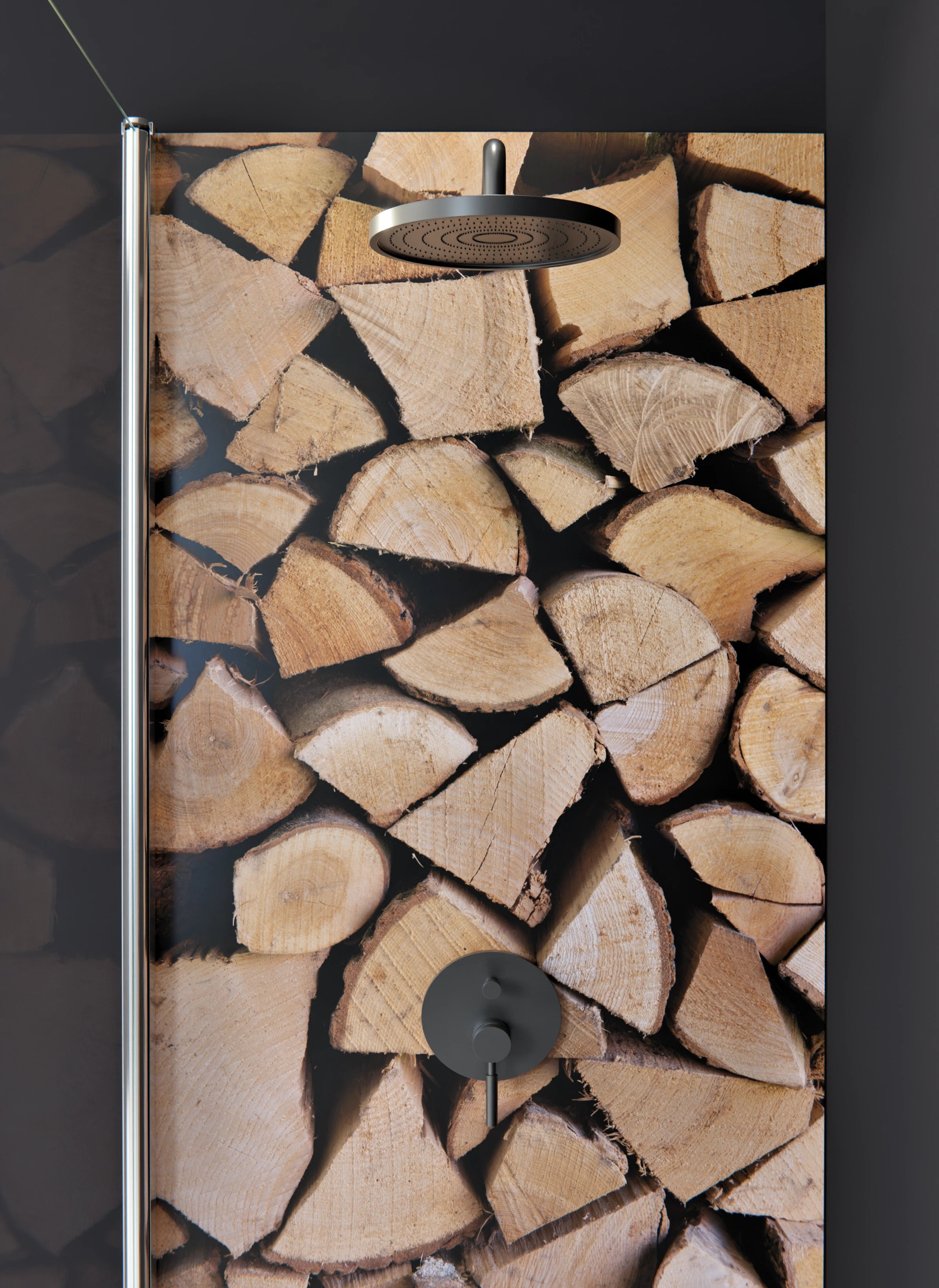 Duschrückwand - Madera-Tronco