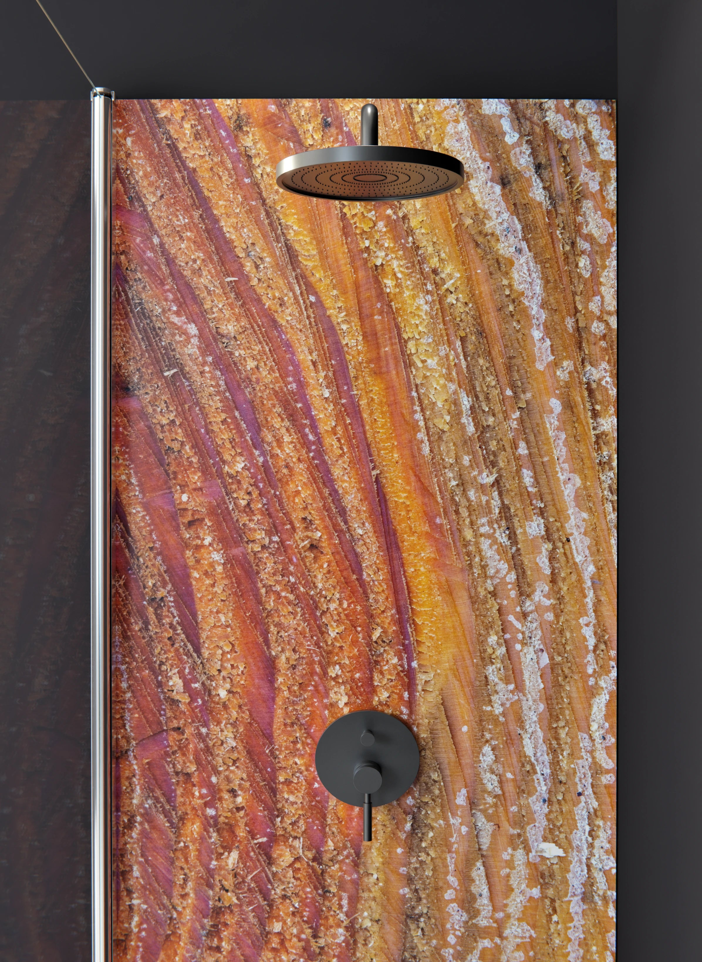 Duschrückwand - Madera-Venato