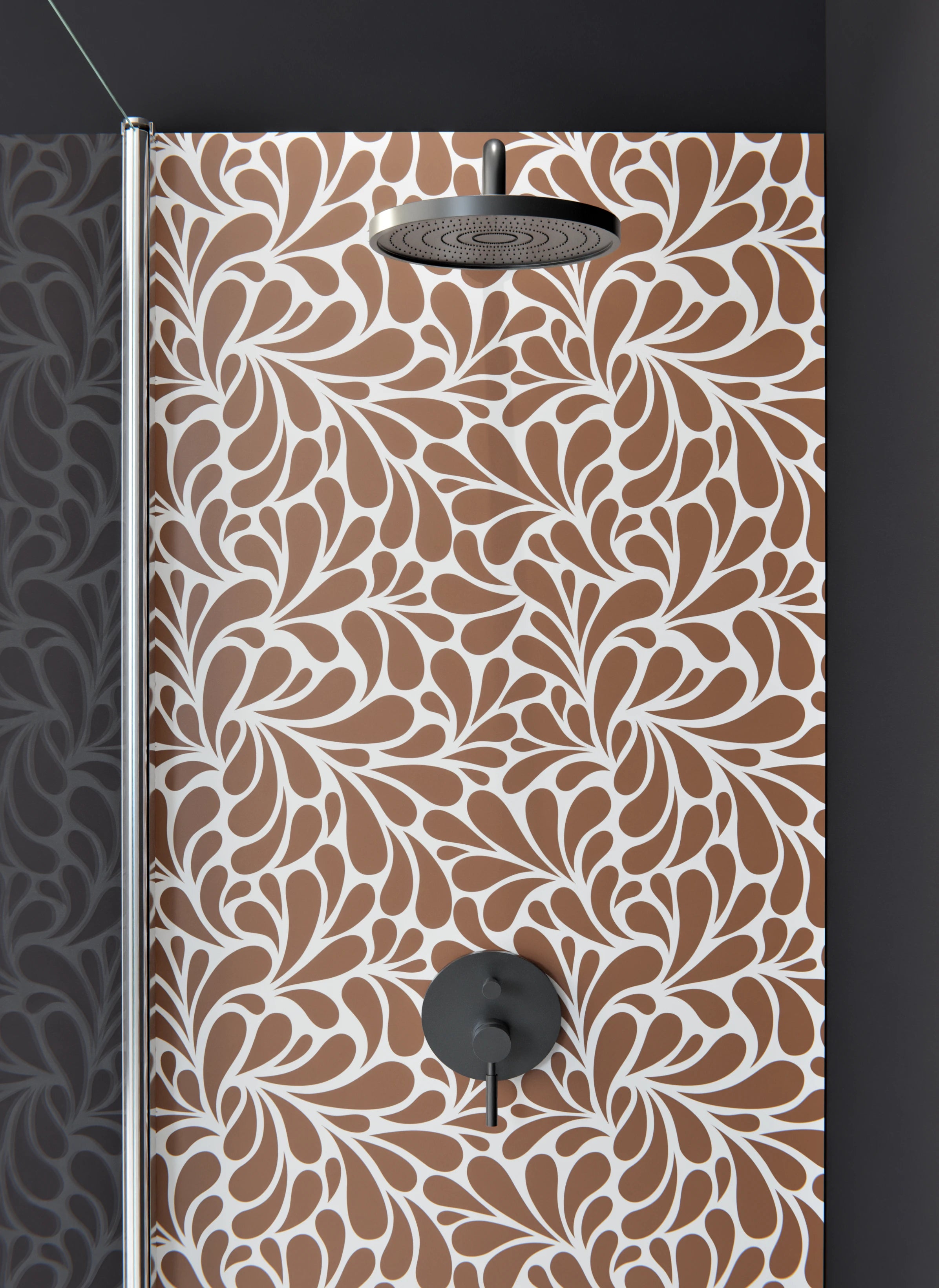 Duschrückwand - Natura - Petaloso - Cannella