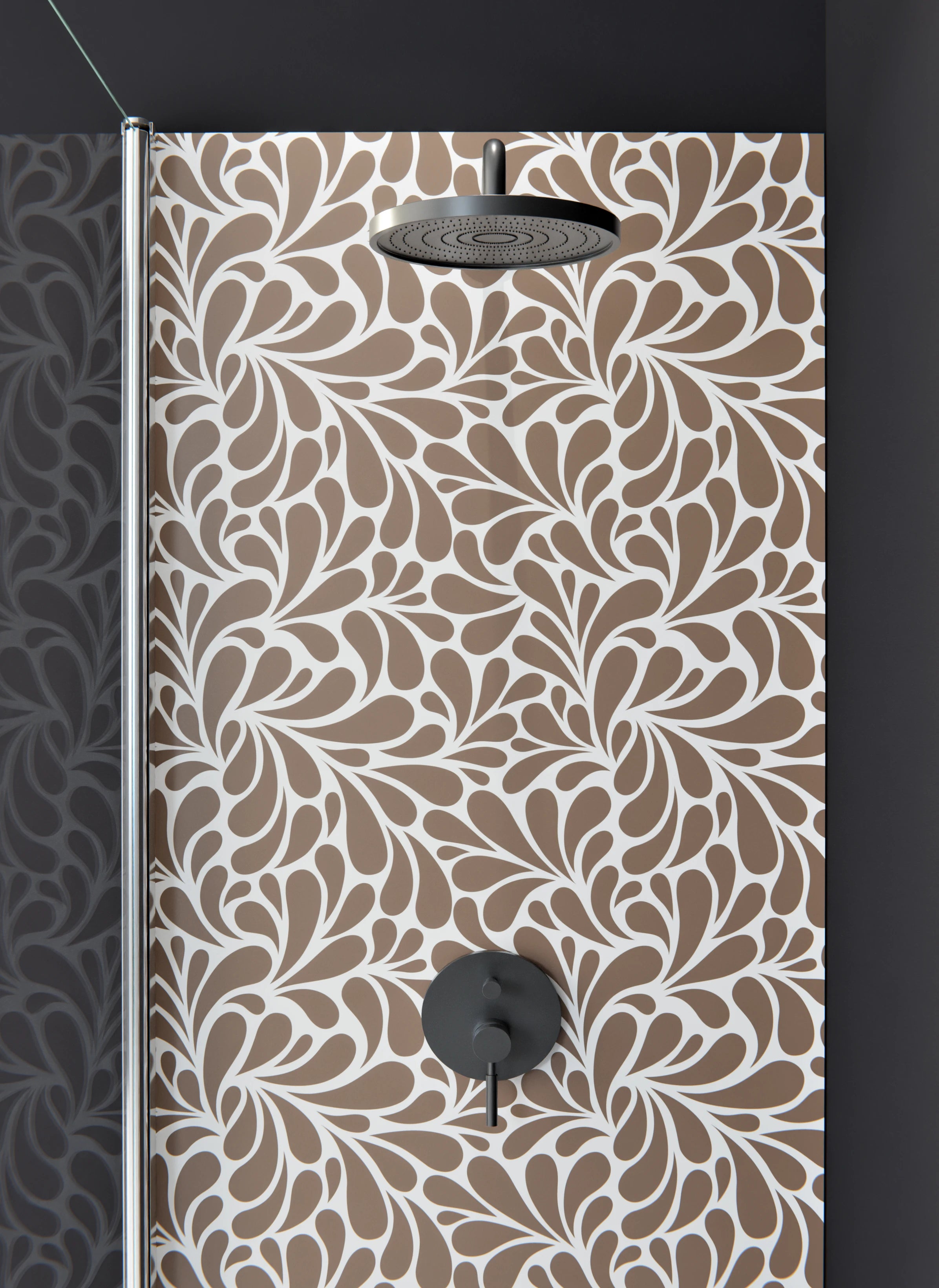 Duschrückwand - Natura - Petaloso - Sigaro