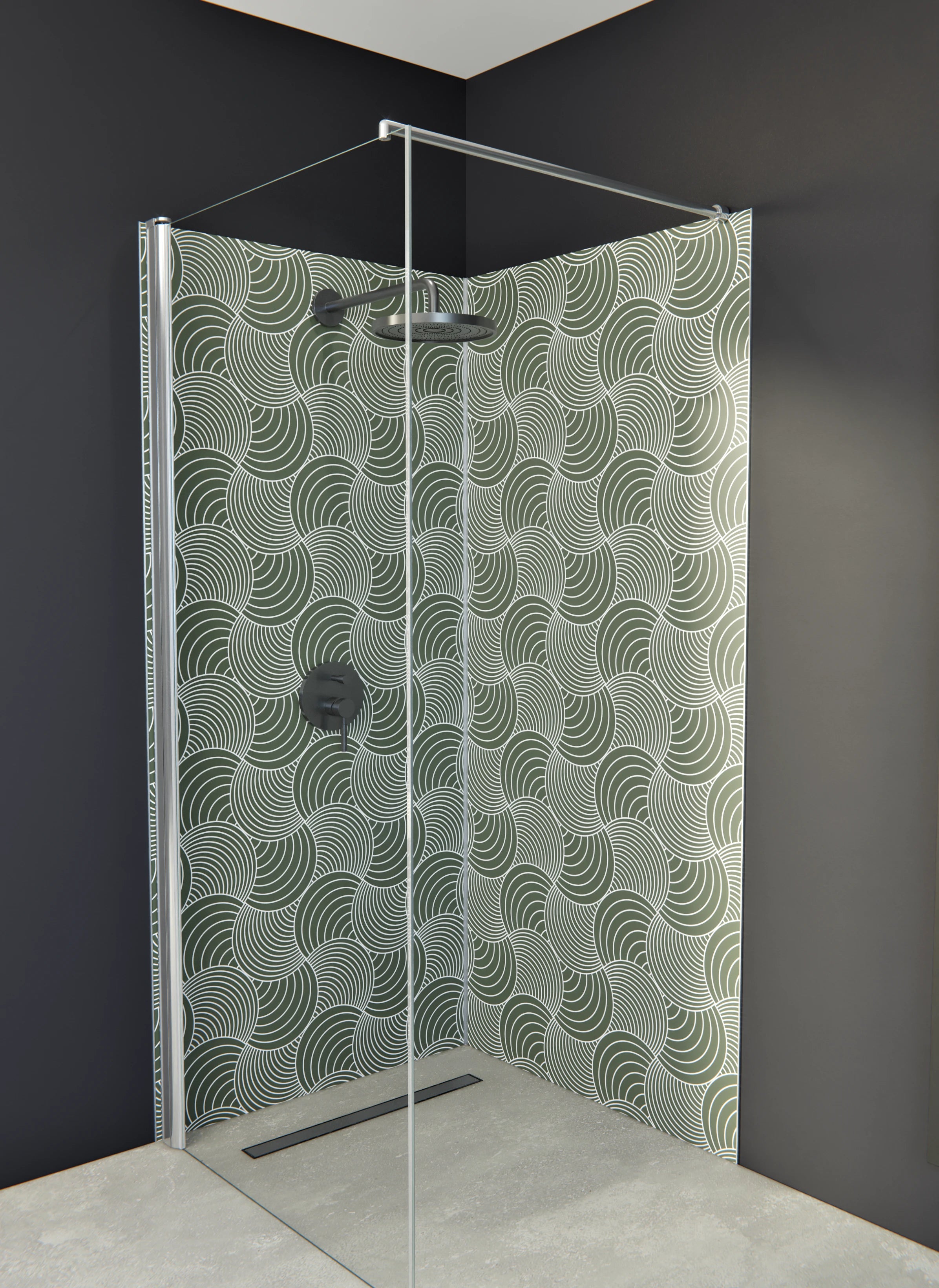 Duschrückwand - Onde - Immaginario - Bosco