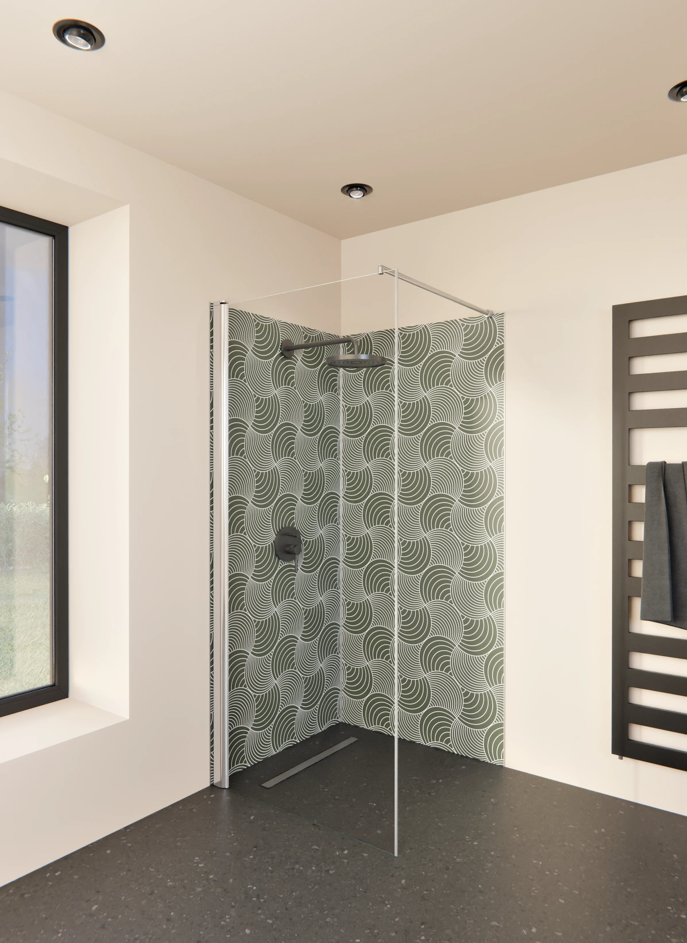 Duschrückwand - Onde - Immaginario - Bosco