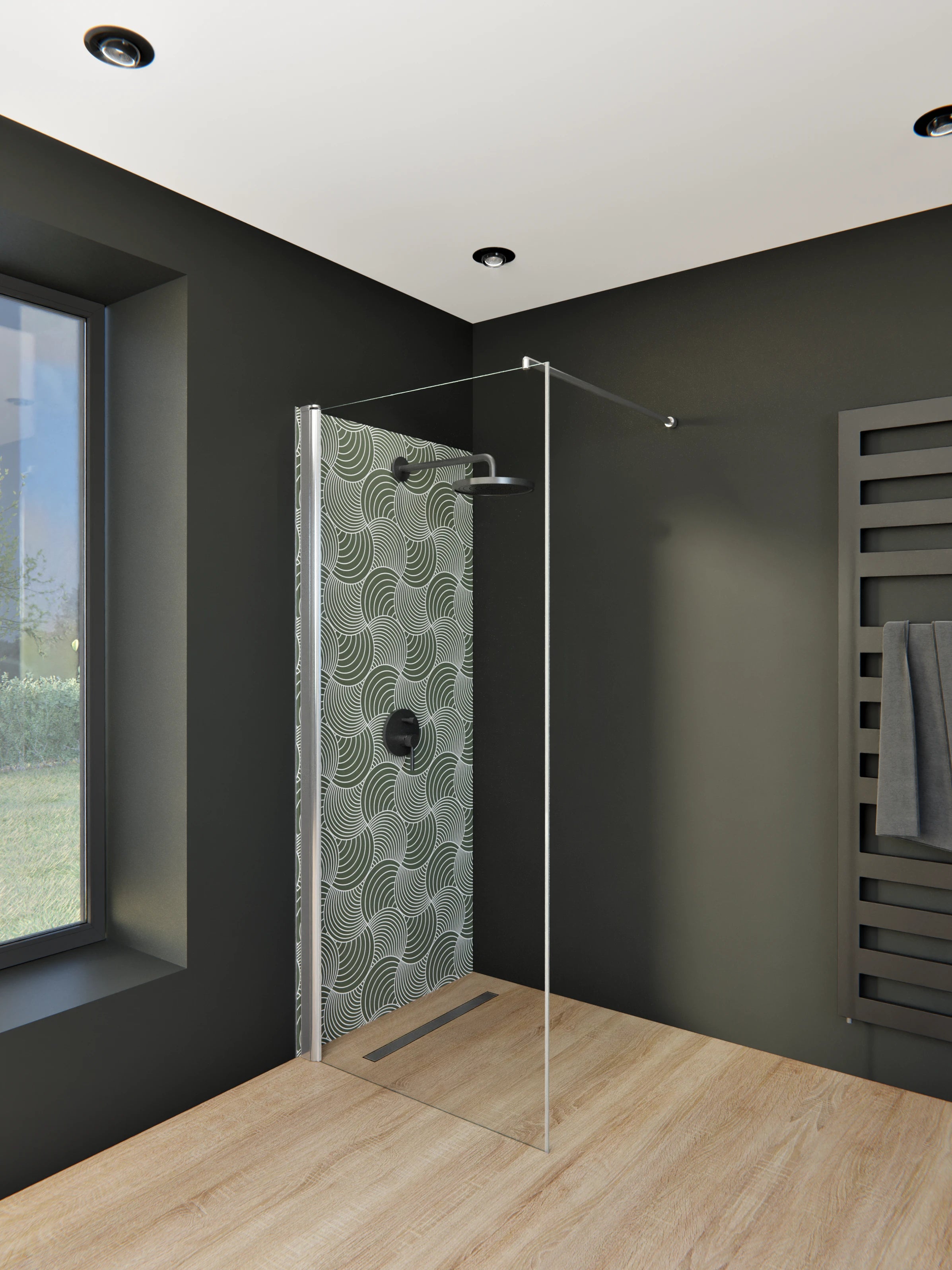 Duschrückwand - Onde - Immaginario - Bosco