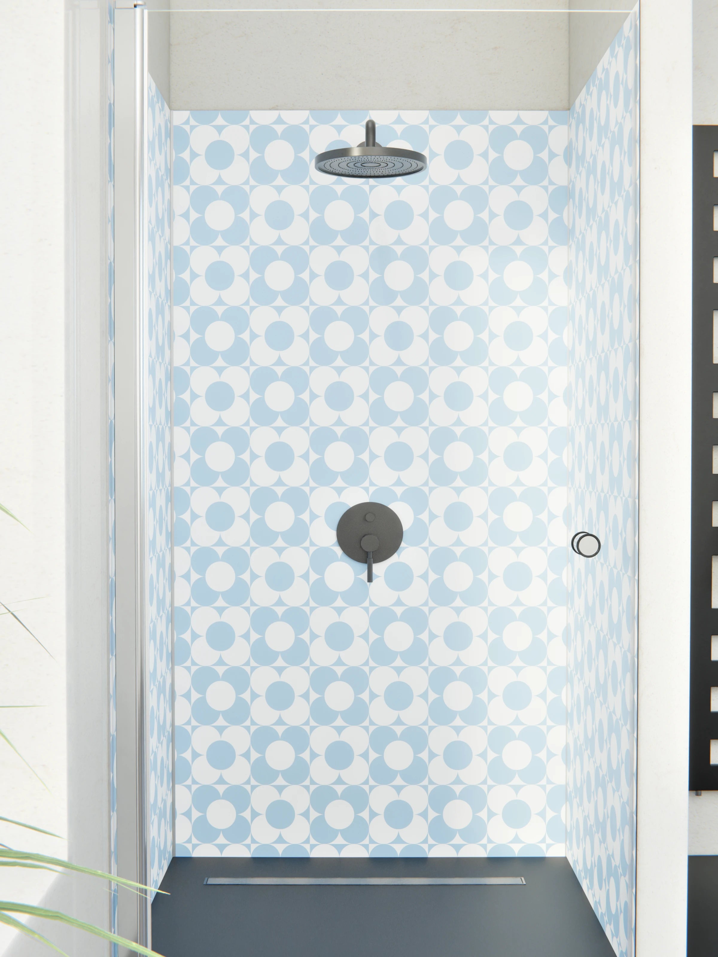 Duschrückwand - Retro - Primavera - Cielo