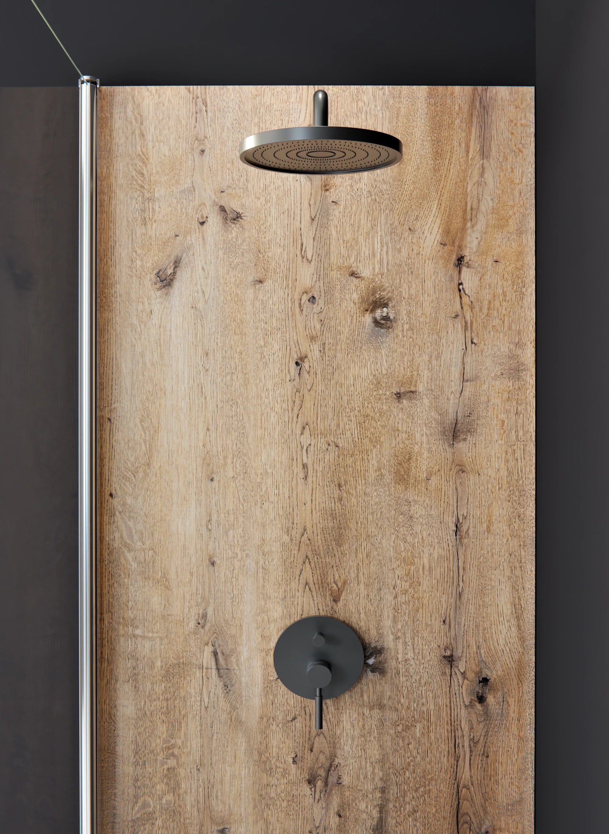 Duschrückwand - Standardmaß - Rovere