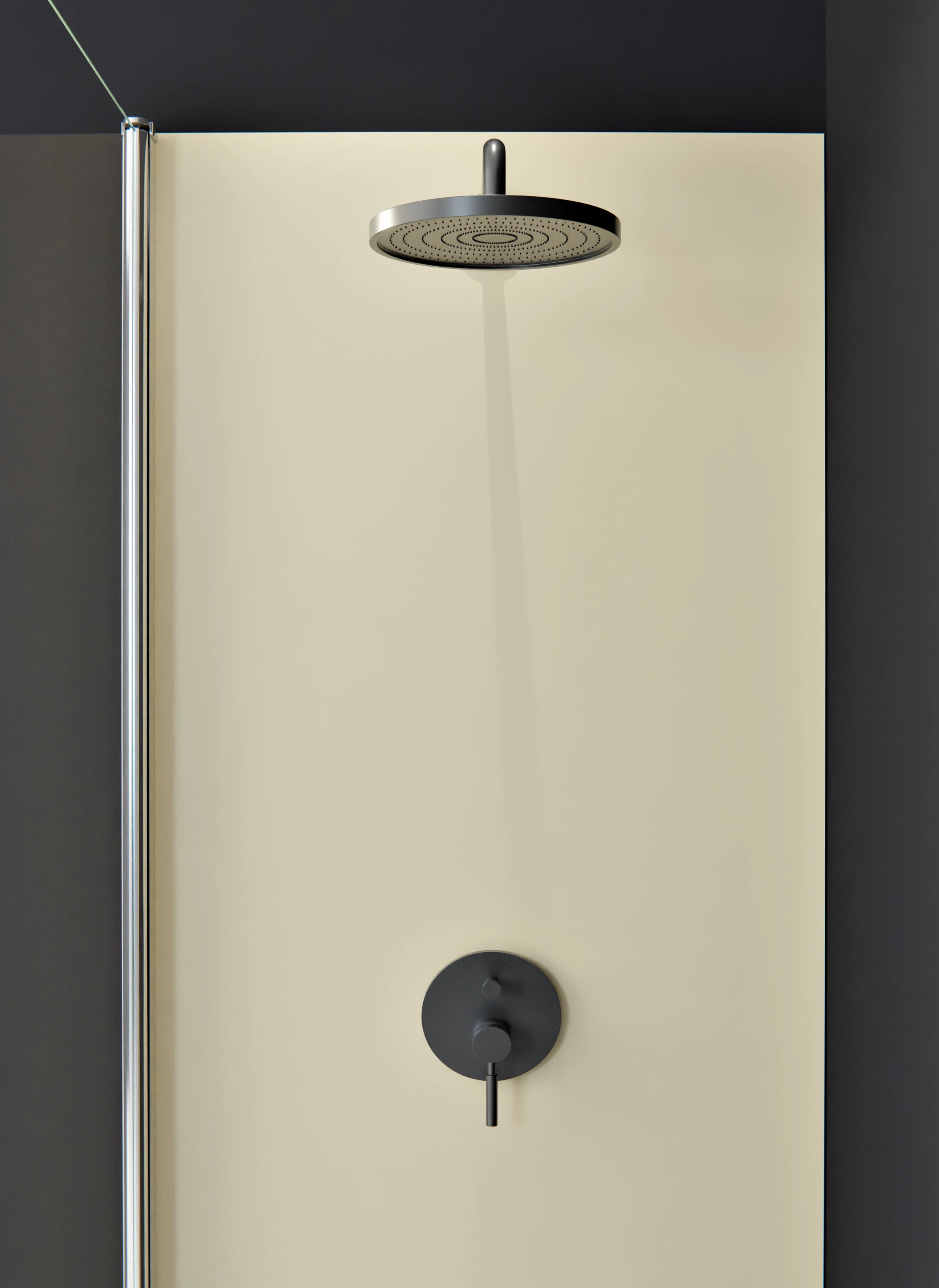 Duschrückwand - Almond Beige