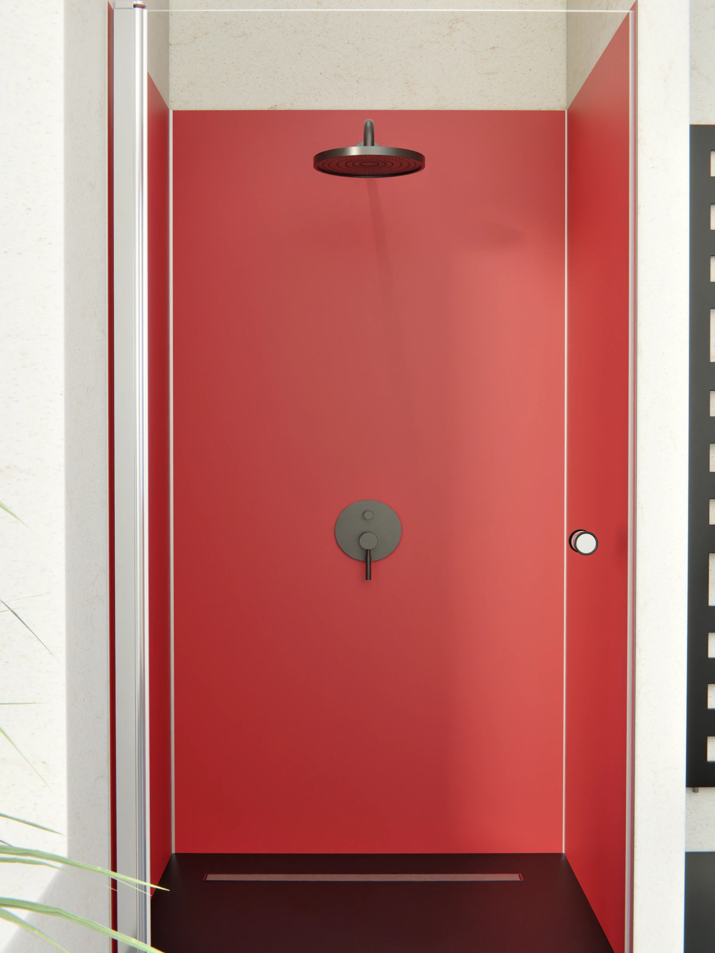 Duschrückwand - Vero Colors - Crimson Flame