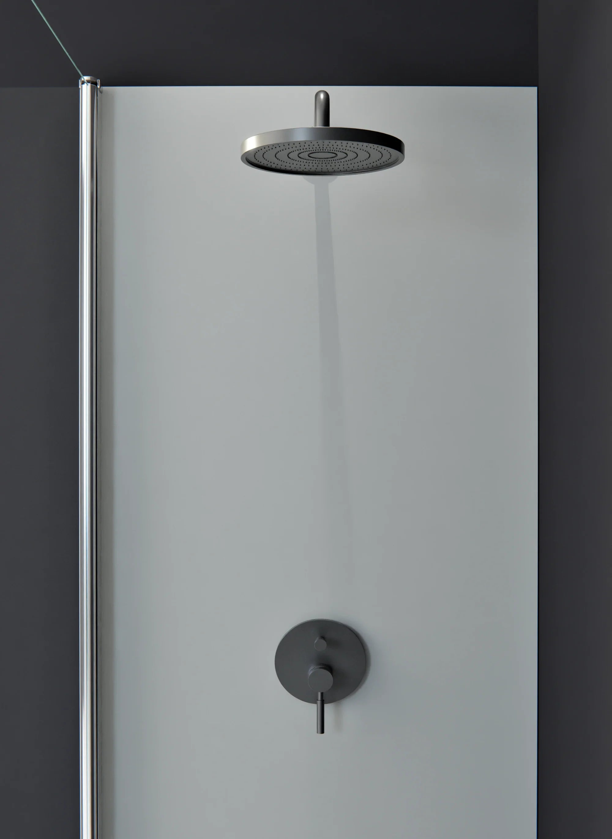 Duschrückwand - Standardmaß - Vero Colors - Lunar Silver