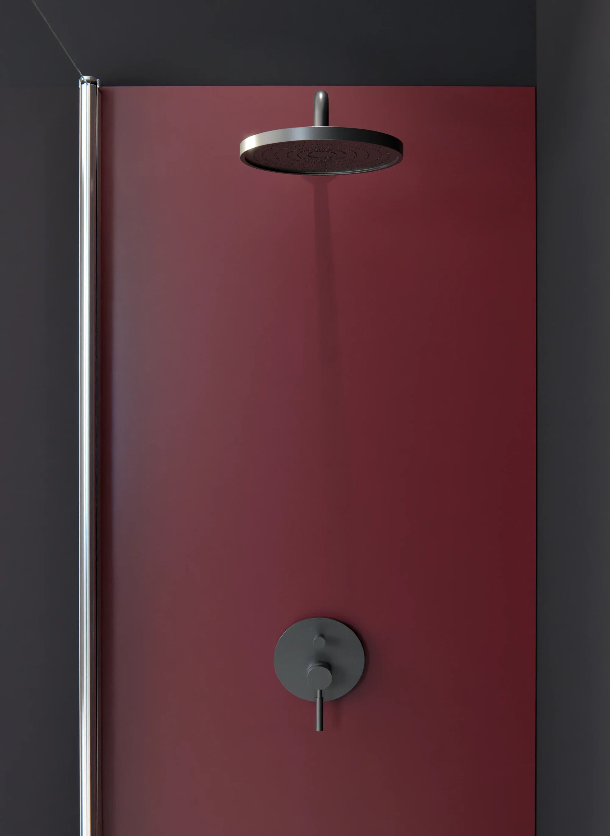 Duschrückwand - Standardmaß - Merlot Velvet