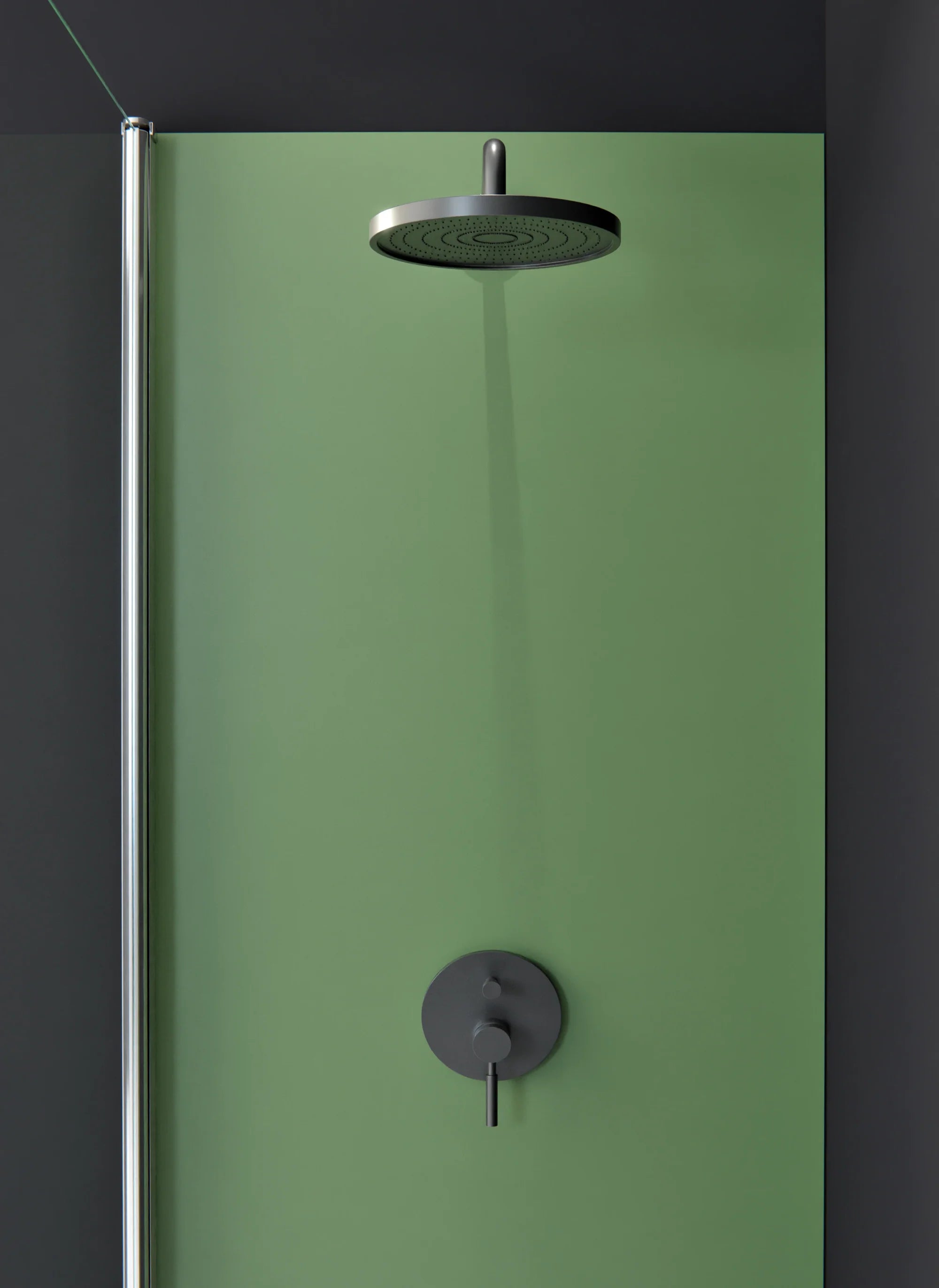 Duschrückwand - Standardmaß - Moss Green
