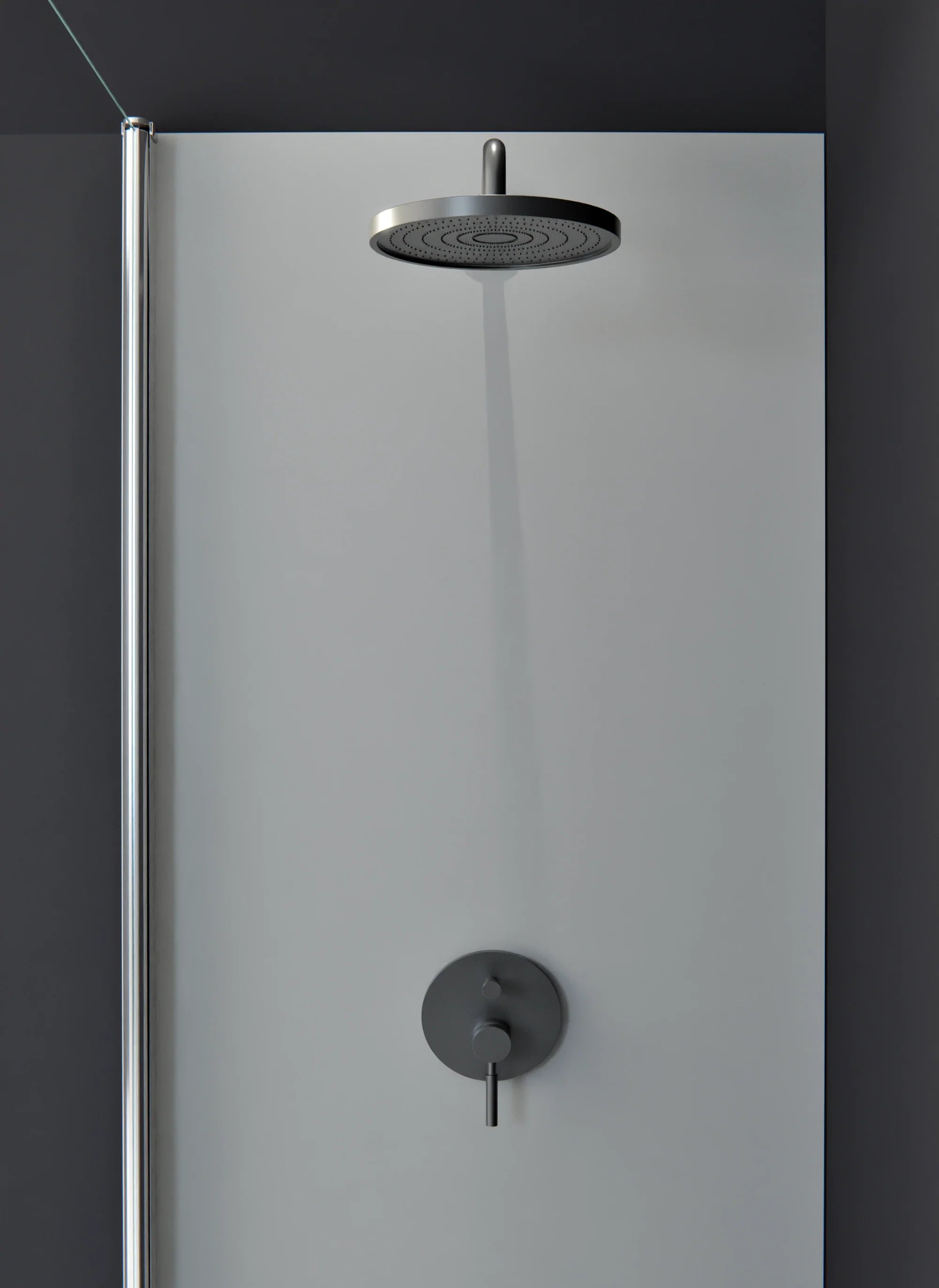 Duschrückwand - Standardmaß - Platinum Pearl