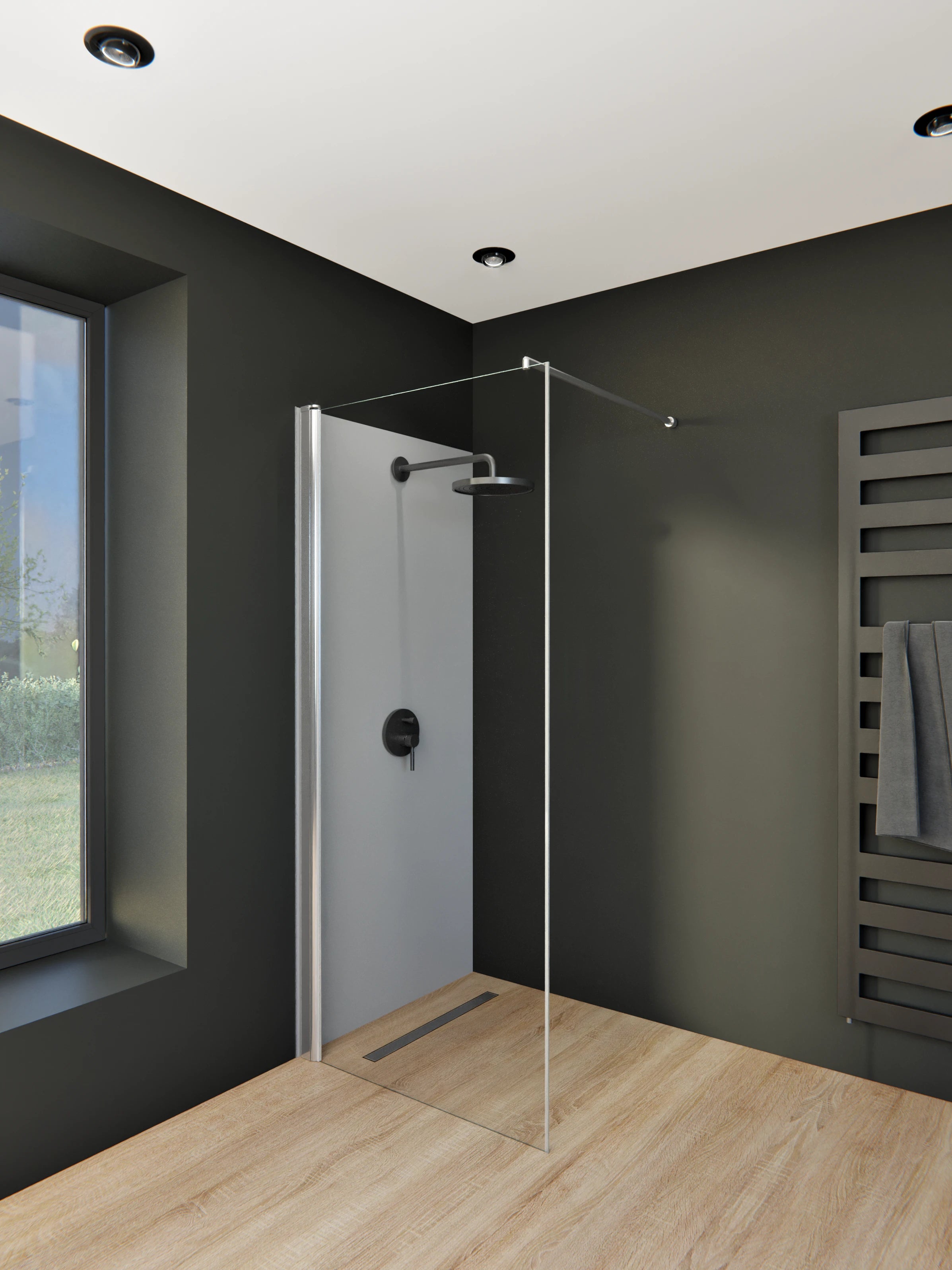 Duschrückwand - Vero Colors - Platinum Pearl