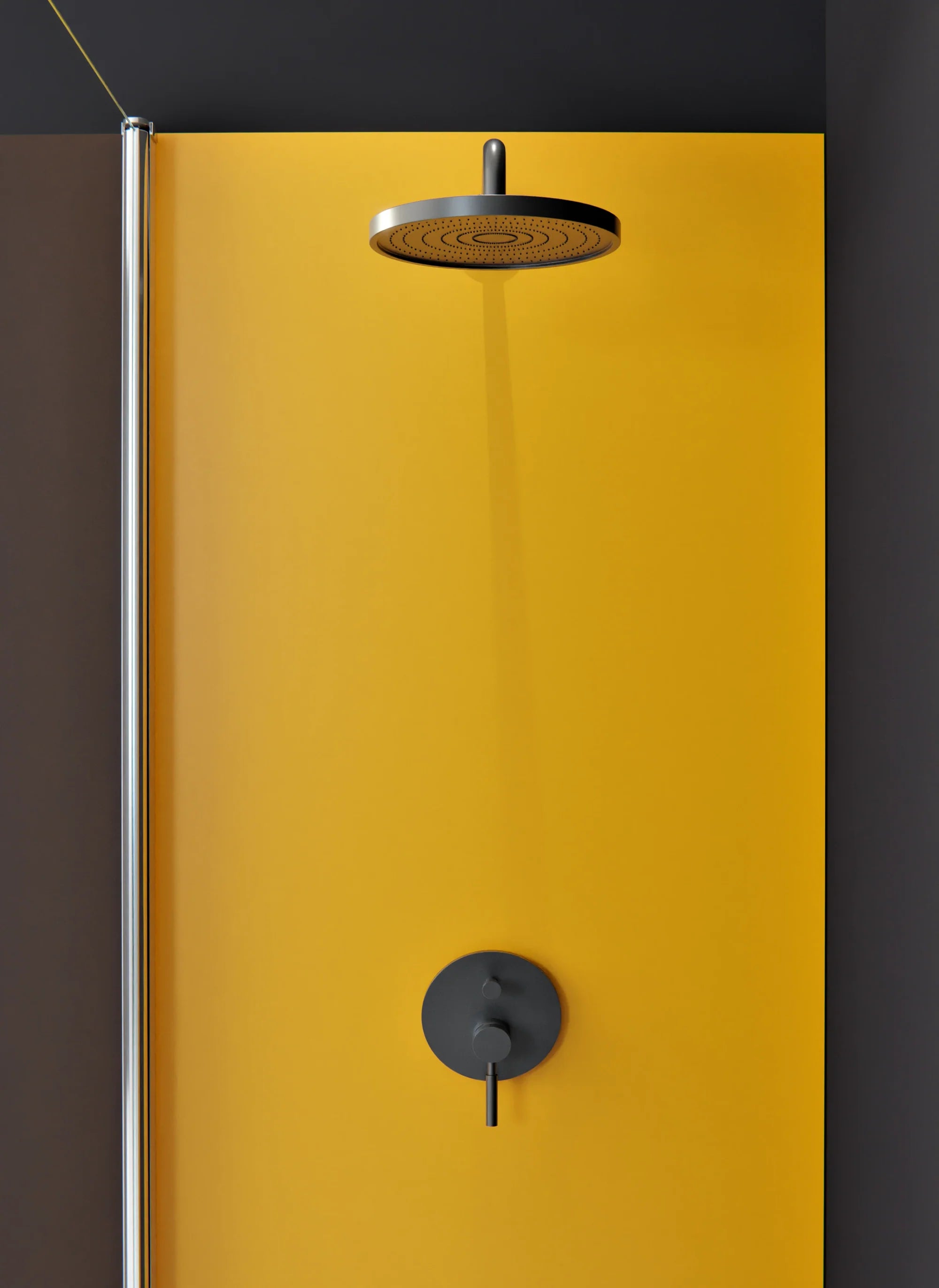 Duschrückwand - Standardmaß - Sun Yellow