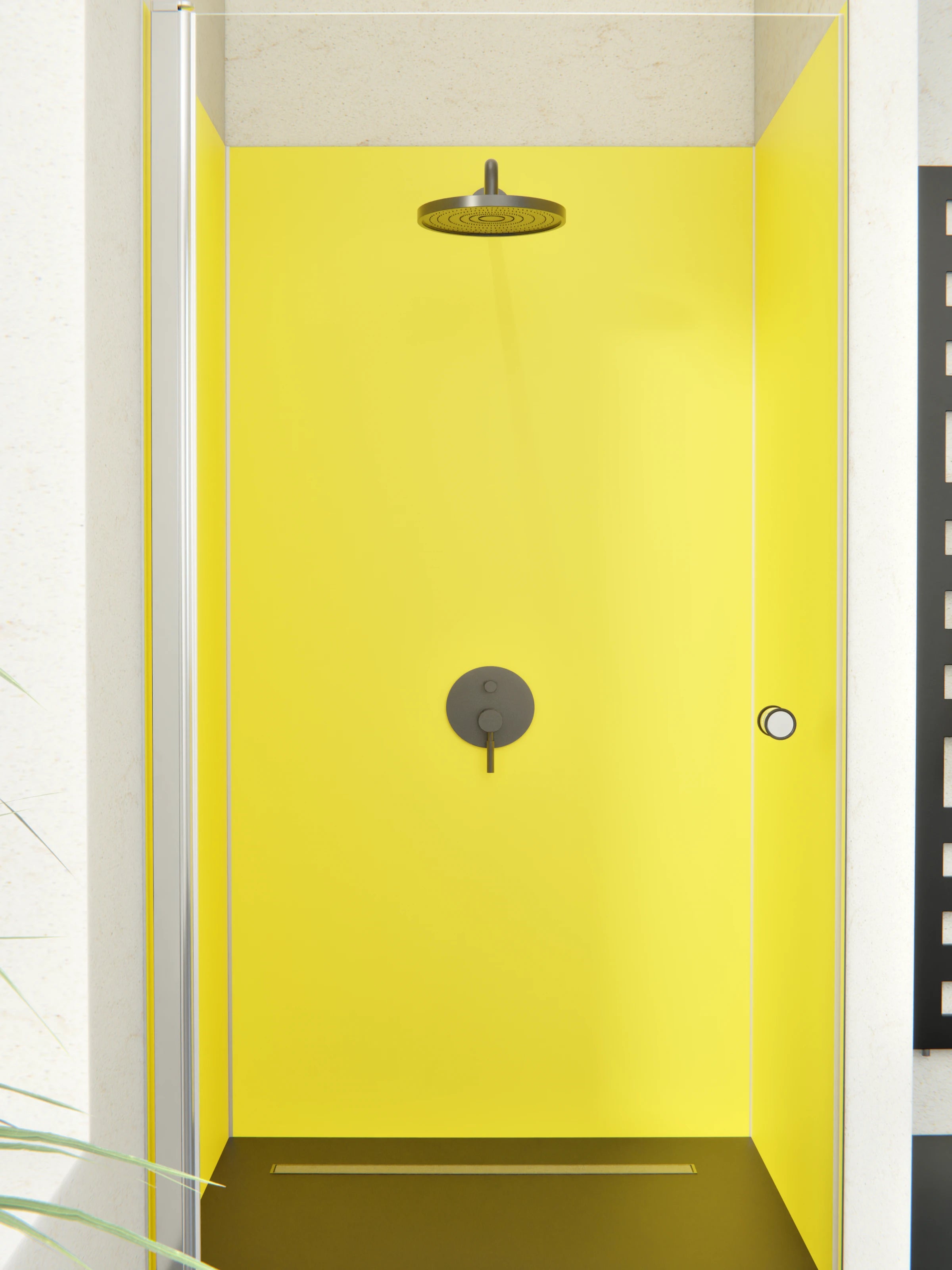 Duschrückwand - Vero Colors - Sunbeam Yellow