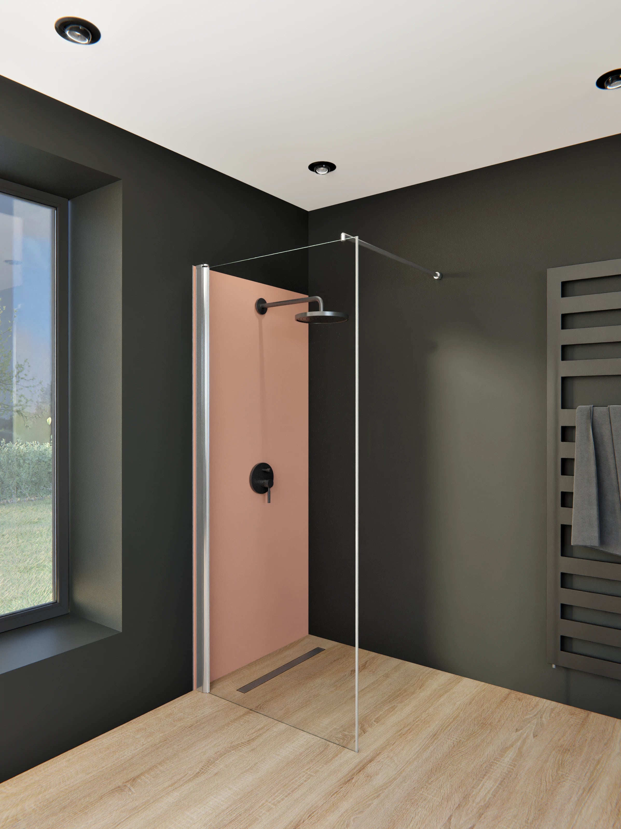 Duschrückwand - Vero Colors - Terracotta Blush