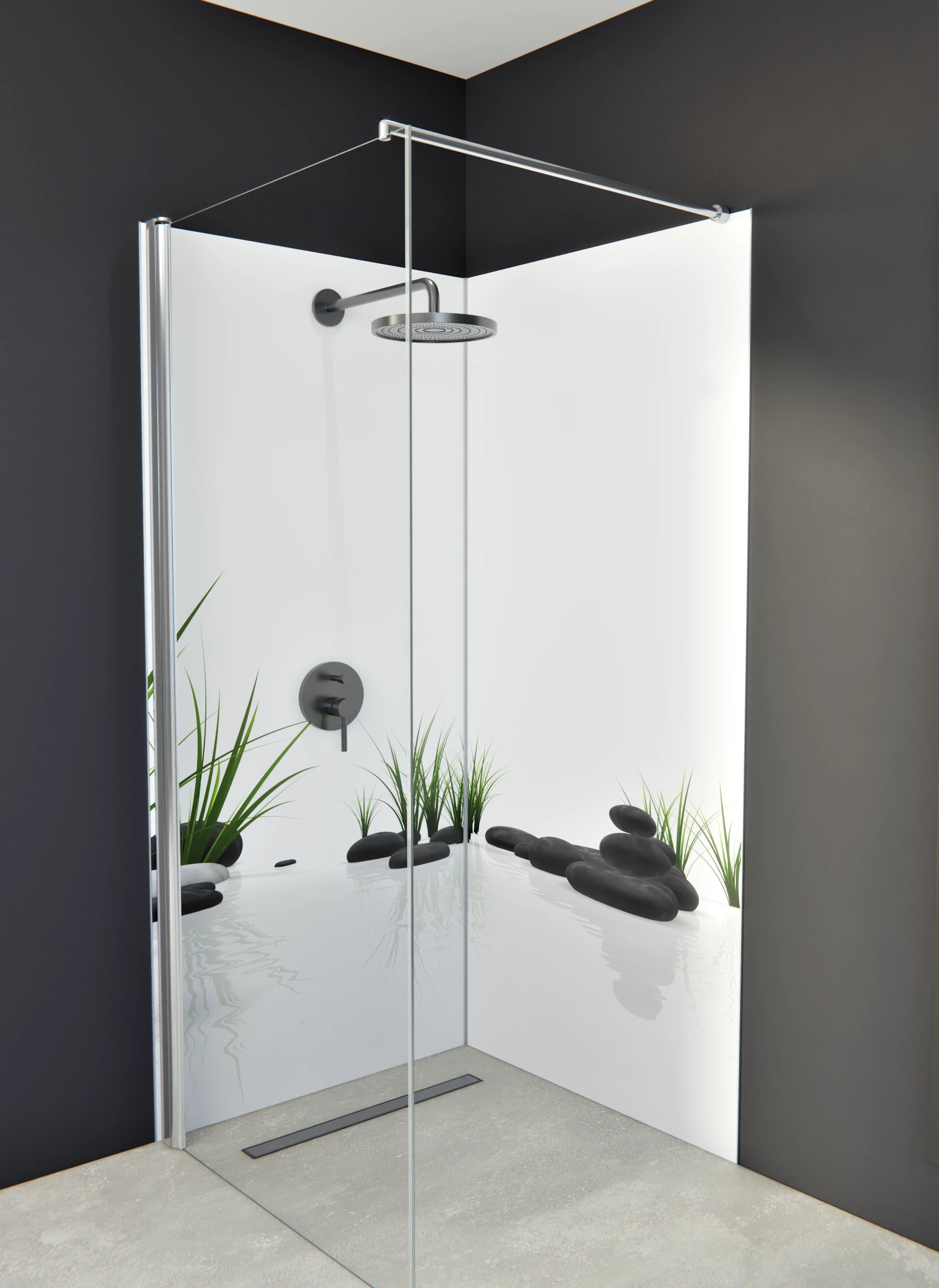Duschrückwand - Wellness - Stil