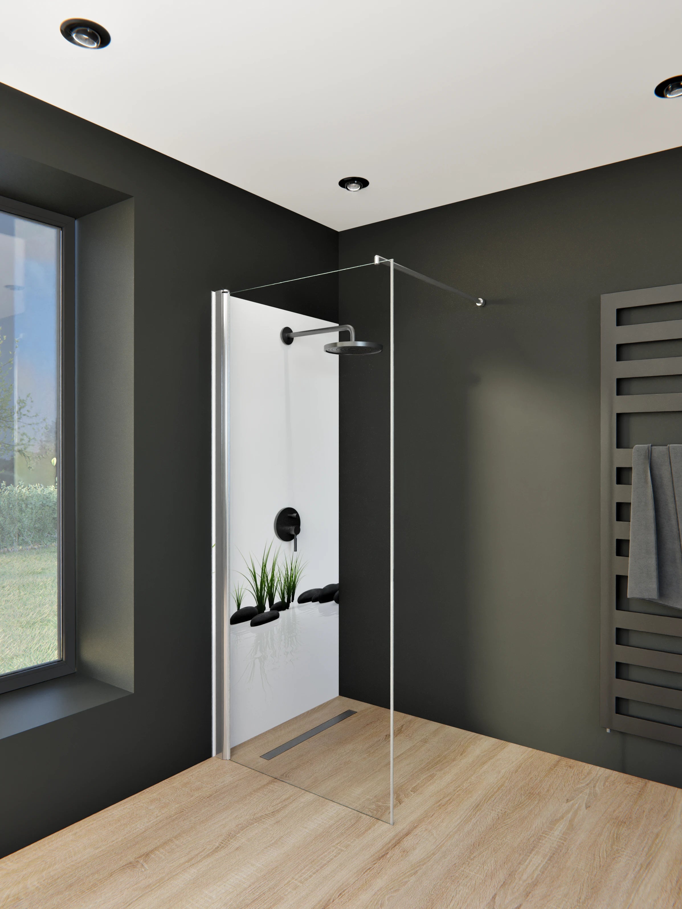 Duschrückwand - Wellness - Stil