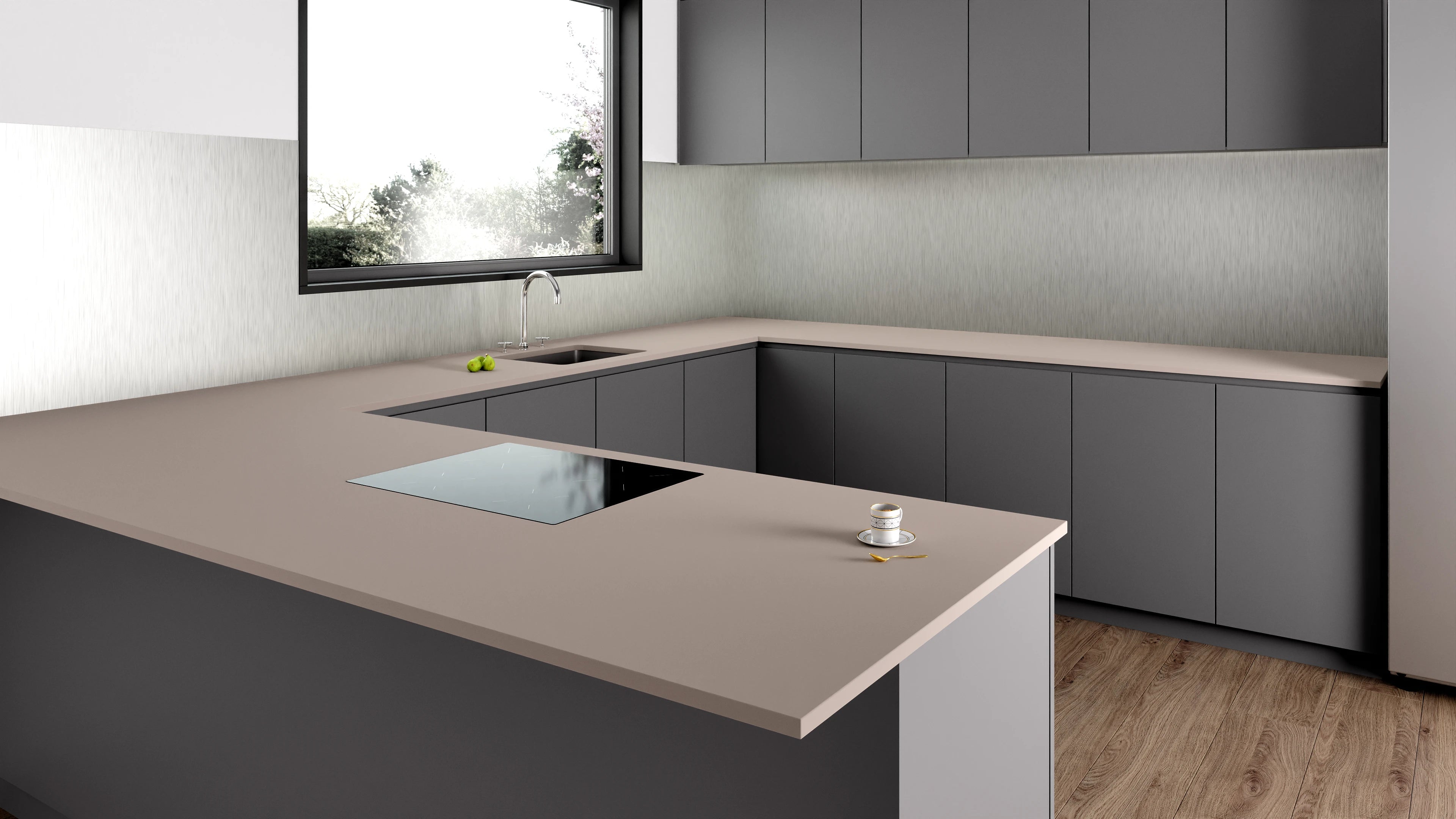 Arbeitsplatte - Brown Elegance