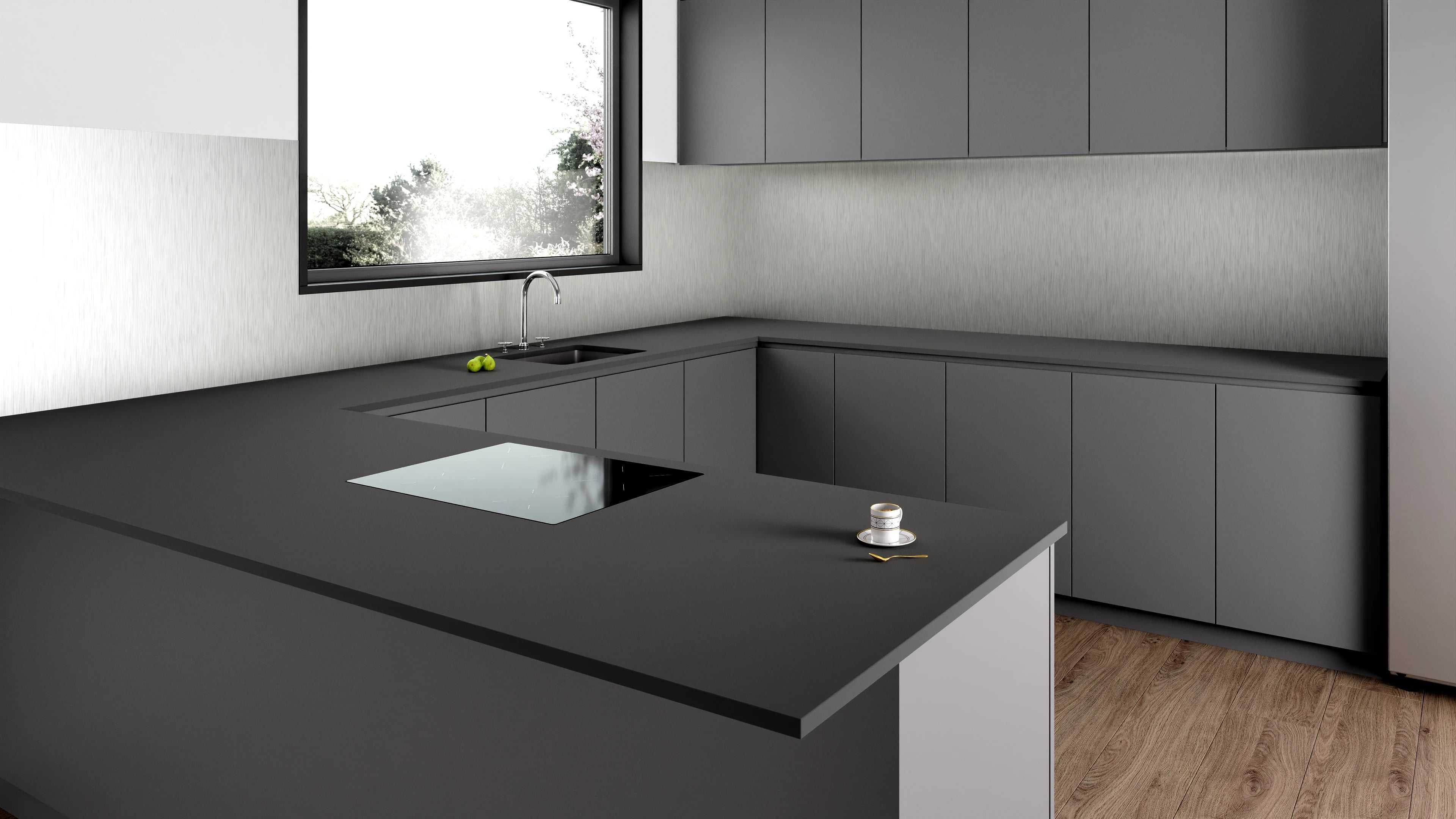 Arbeitsplatte - Grey Luxury