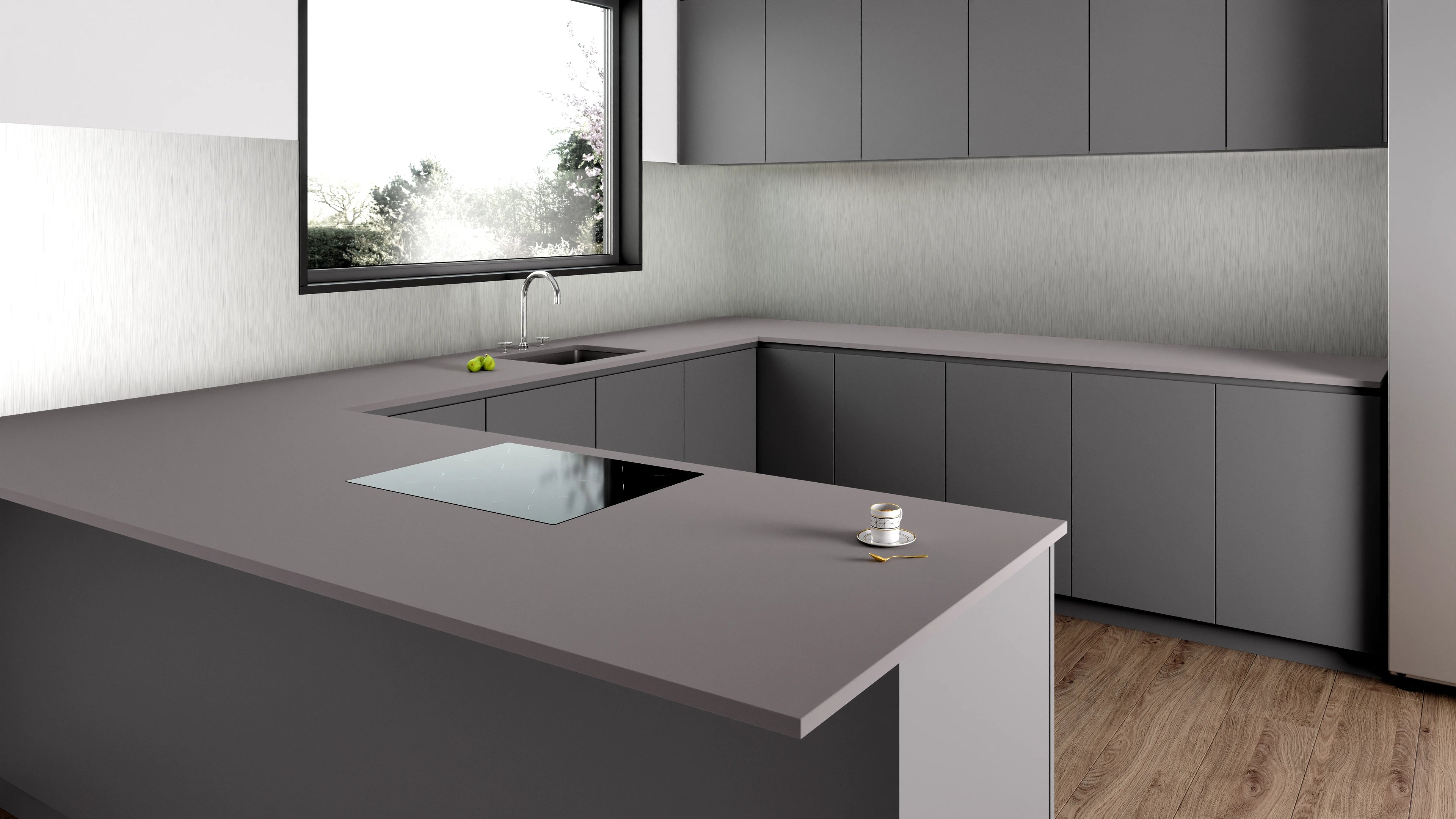 Arbeitsplatte - Premium Grey