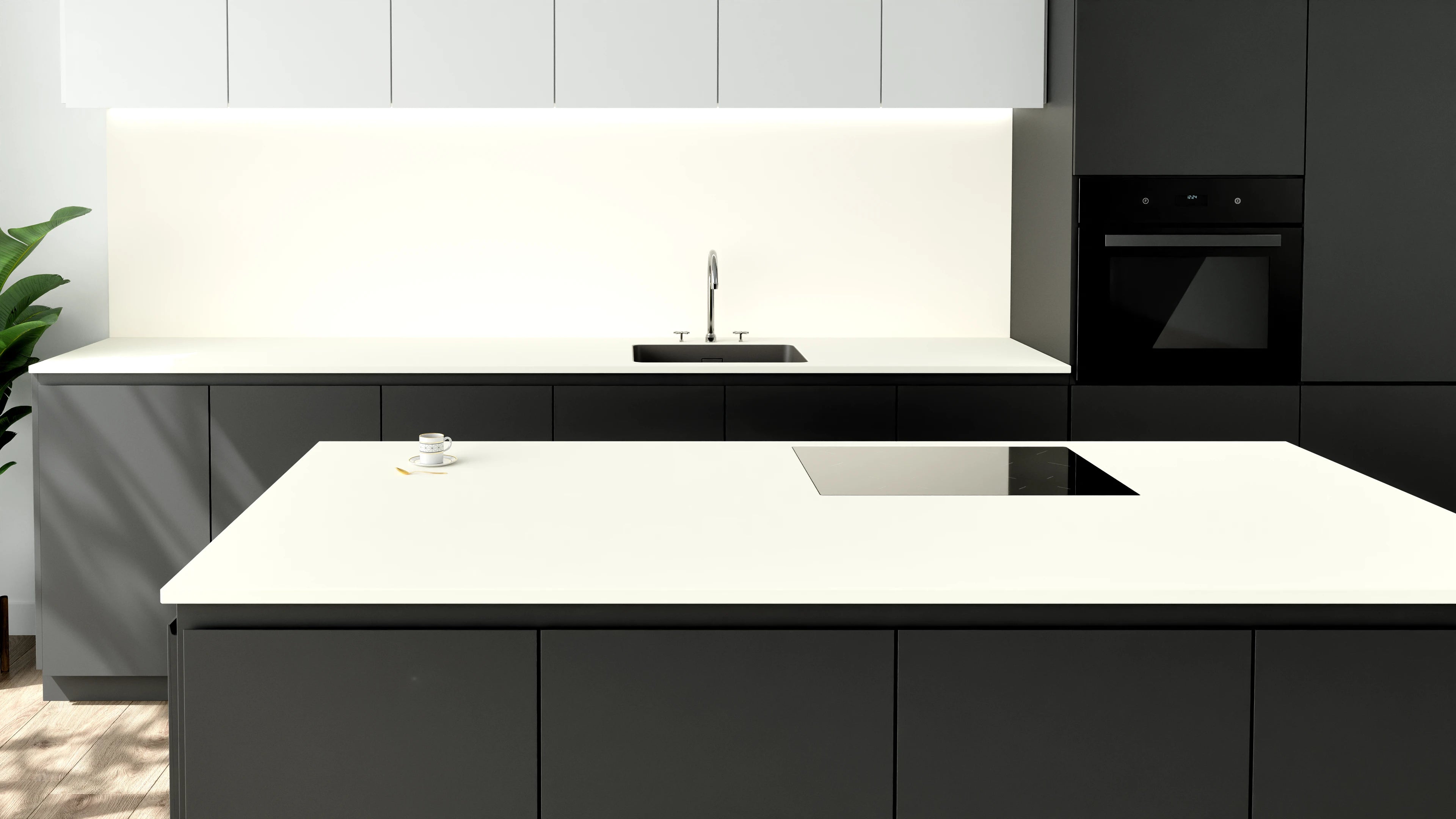 Arbeitsplatte - Pure White Cream