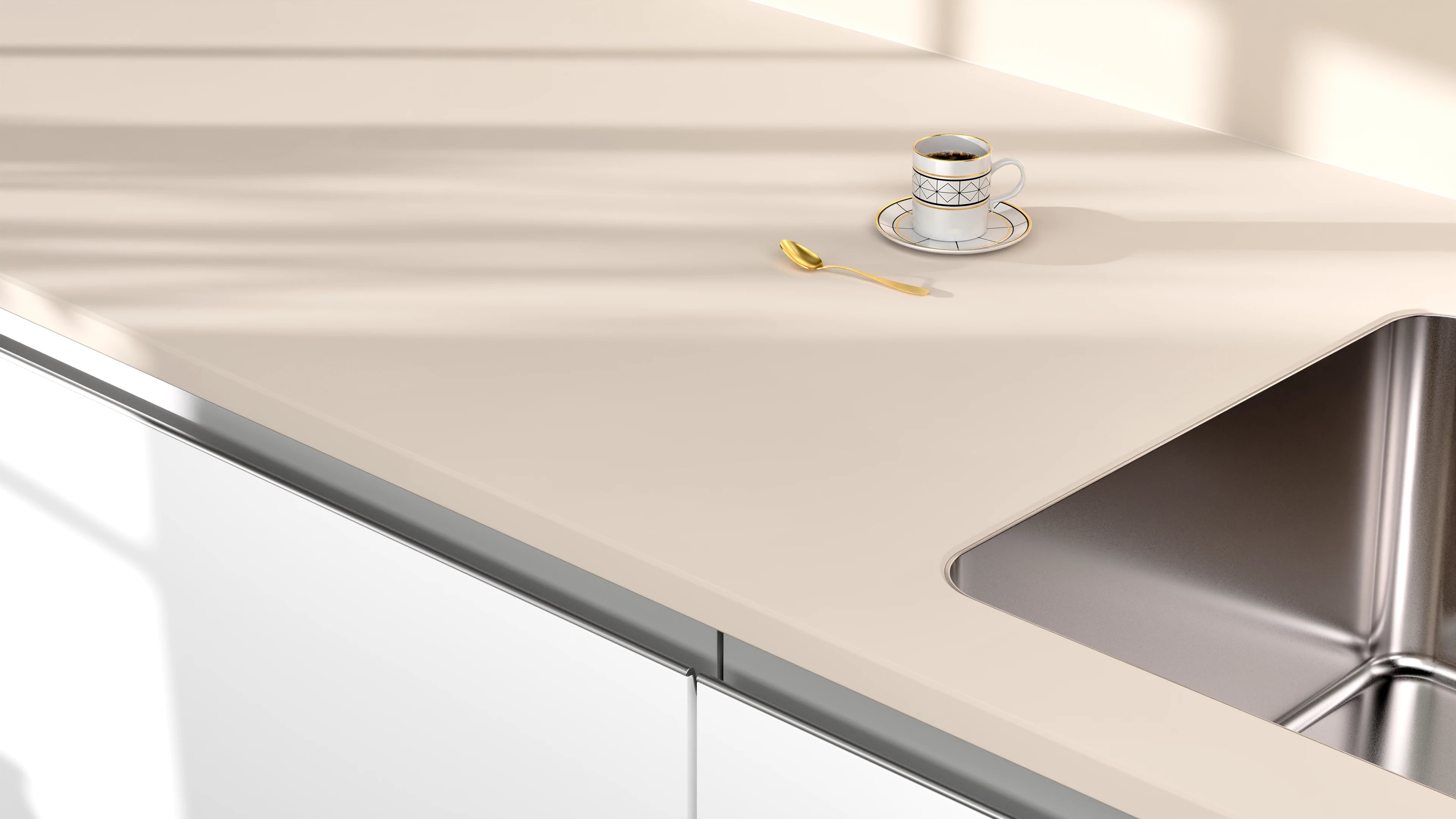 Arbeitsplatte - Sand Beige